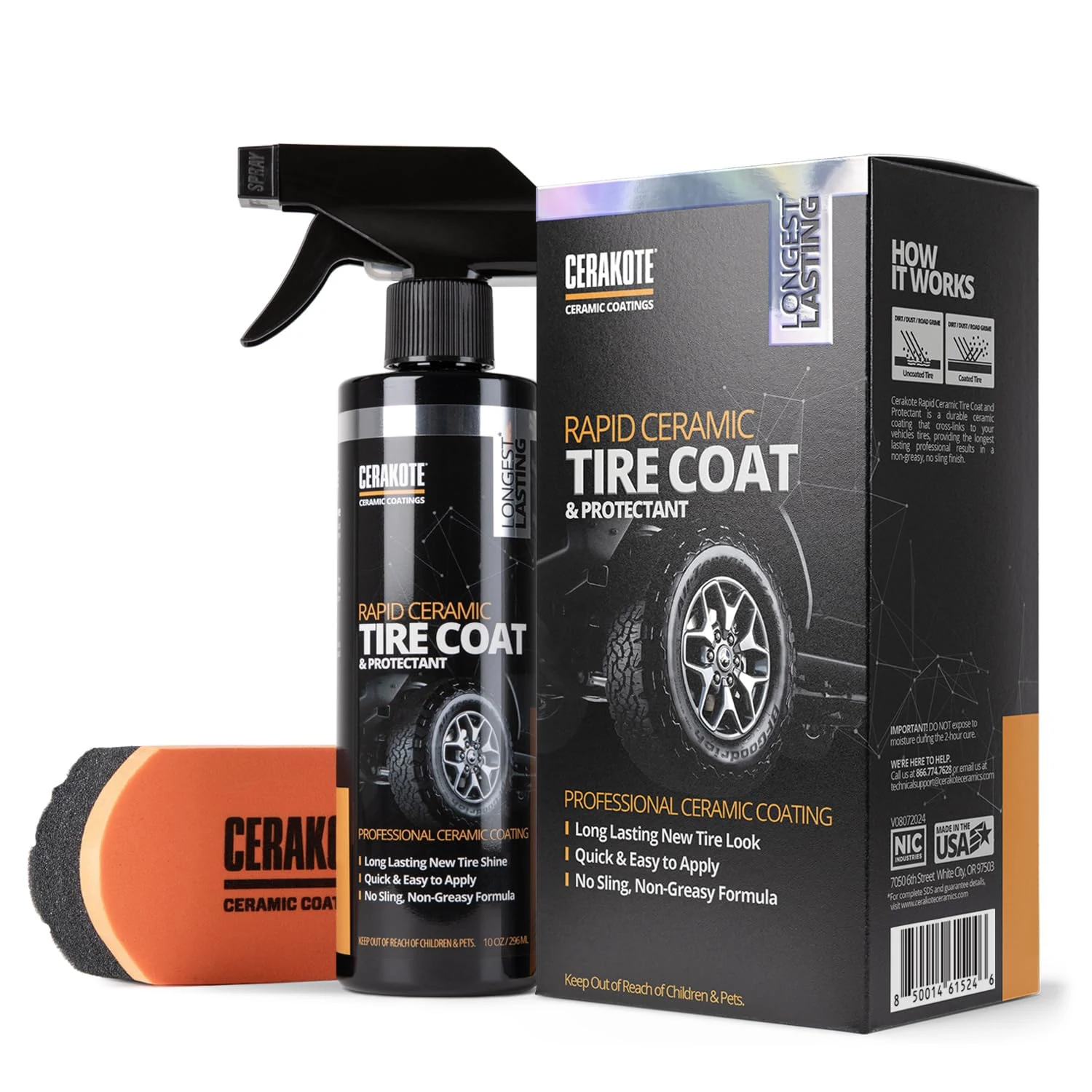 CERAKOTE® Rapid Ceramic Tire Coat, 10 oz supplied product image
