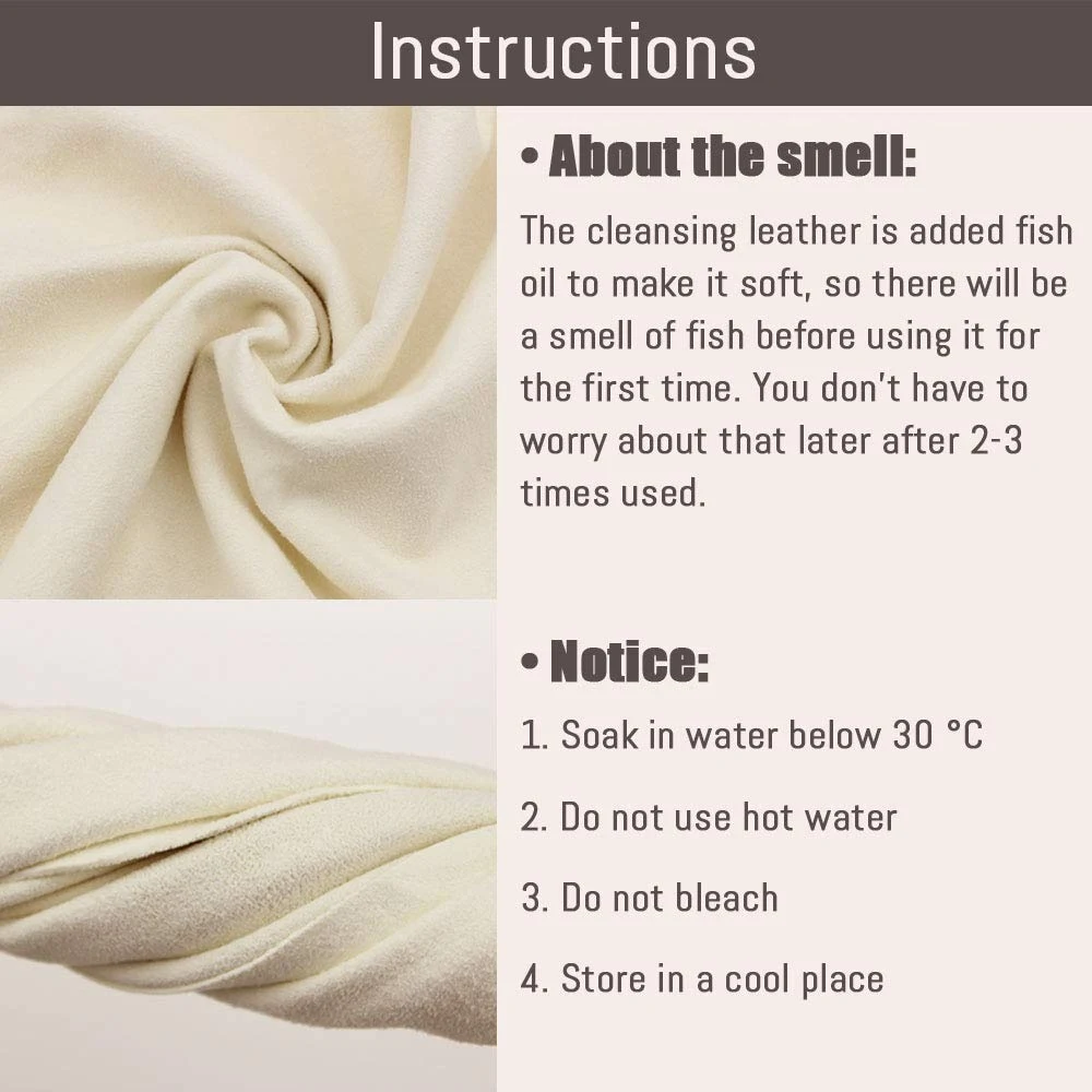 Chamois Cloth for Car - 35'' x 23.6'' (5.7 sq product view 4