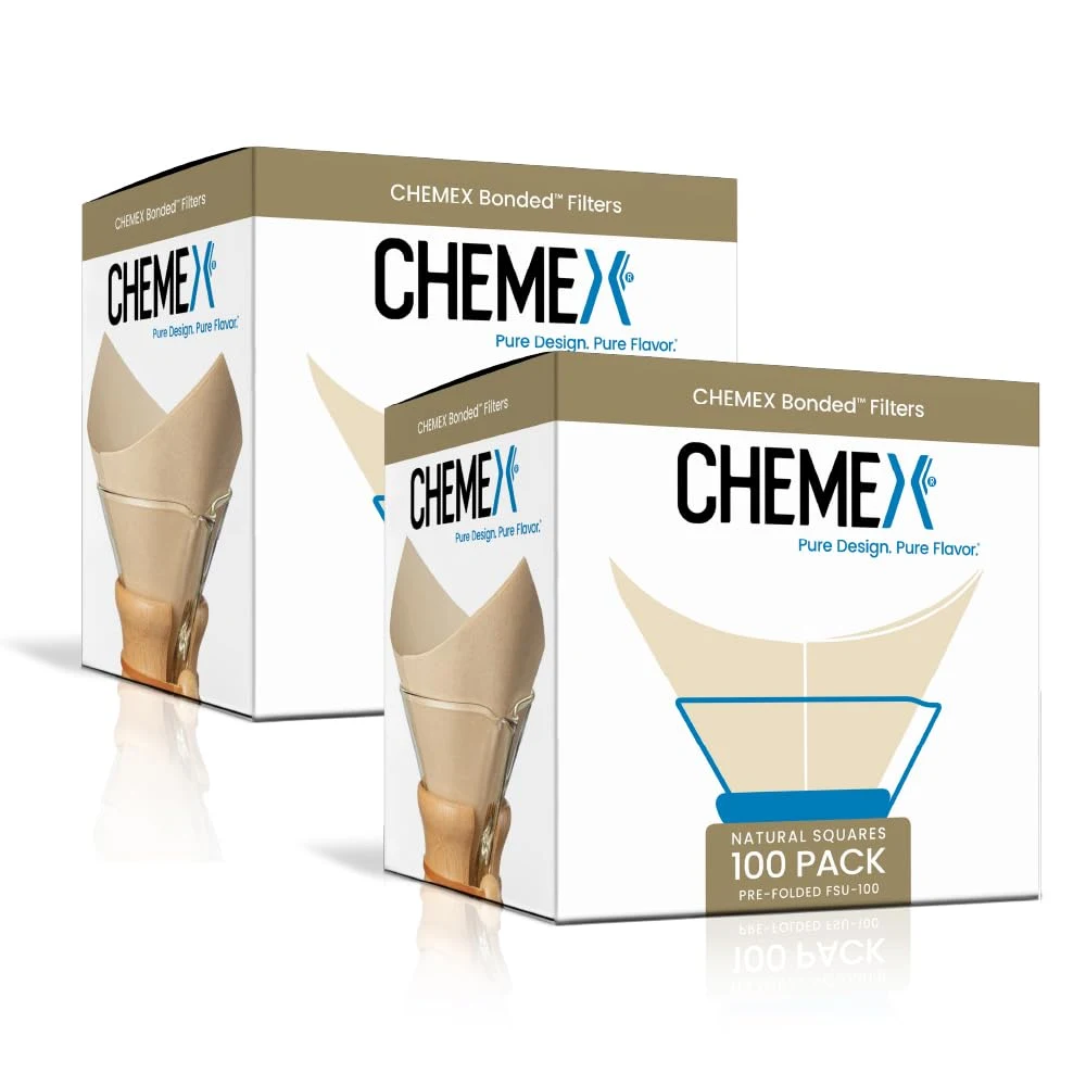 Chemex Bonded Filter - Natural Square - 100 Count (Pack of supplied product image