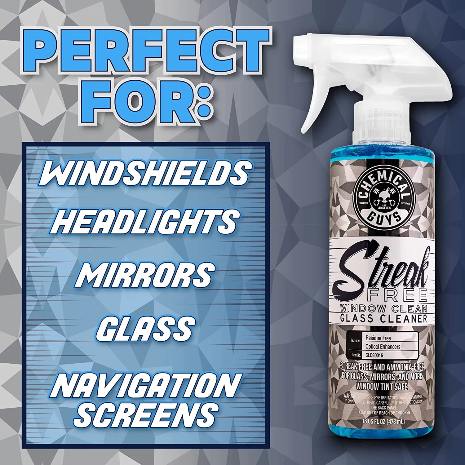 Chemical Guys 11-Piece Interior Car Detailing Kit, VRP, Nonsense & Glass product photo, view 6 of 7