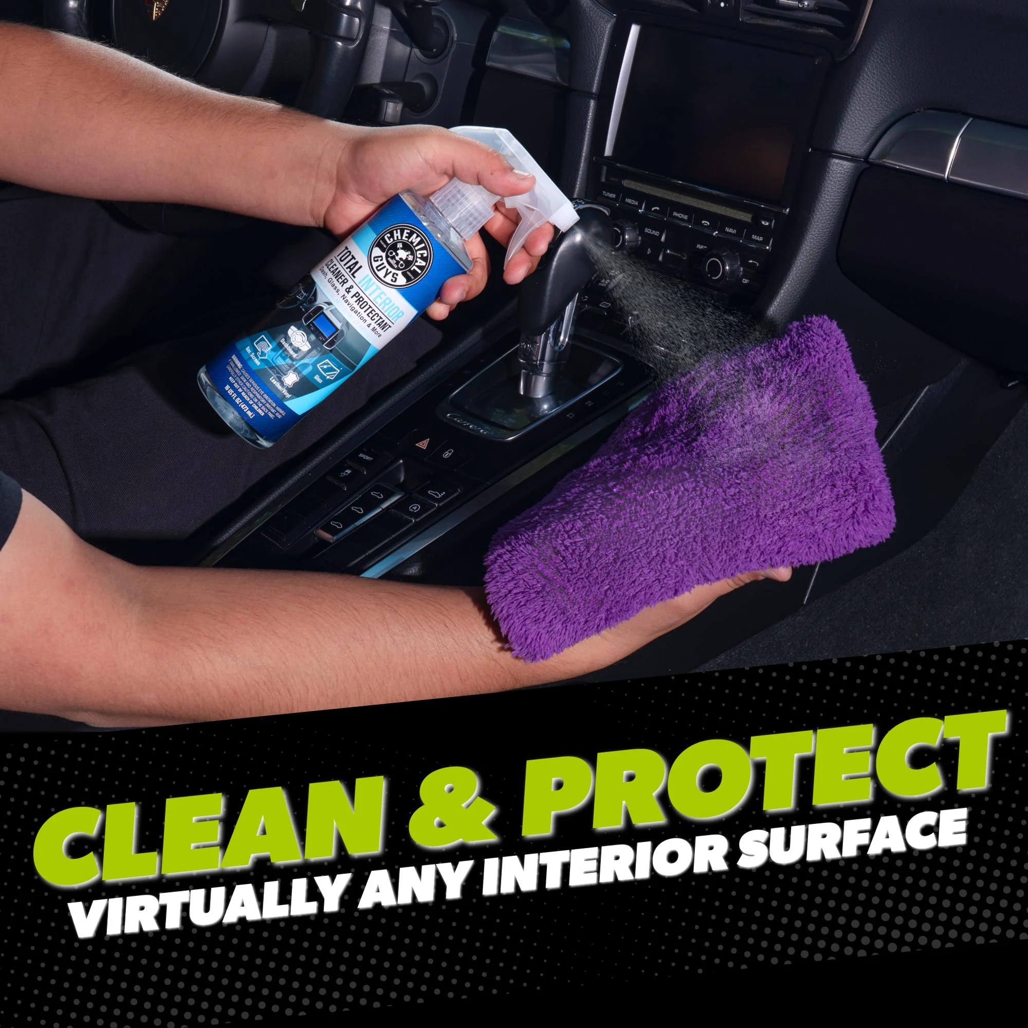 Chemical Guys 7-Piece Car Cleaning Kit, Wash, Wheel & Interior Cleaners product photo, view 4 of 6