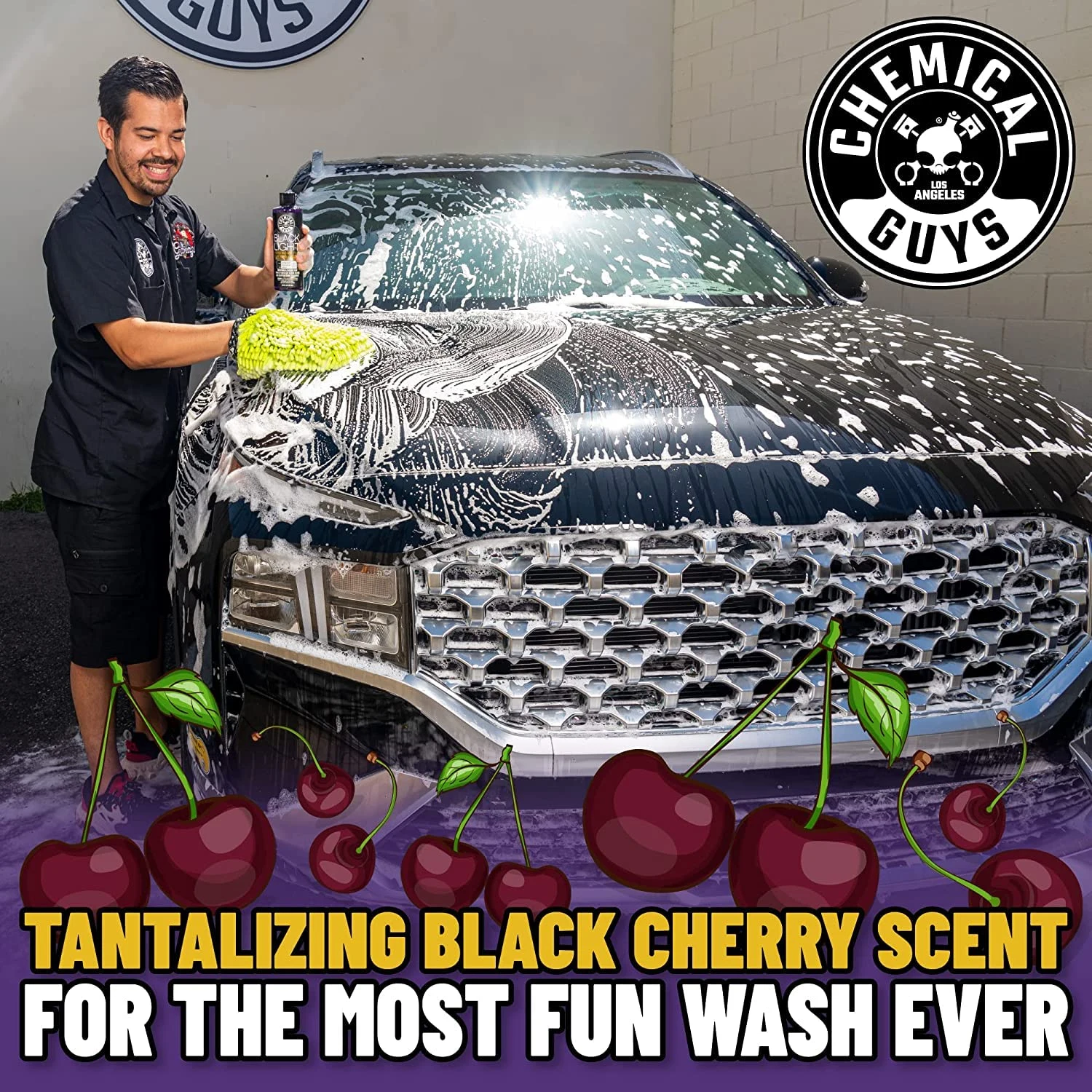 Chemical Guys Black Light Hybrid Radiant Finish Car Wash Soap, 2 x 16 oz product photo, view 6 of 7