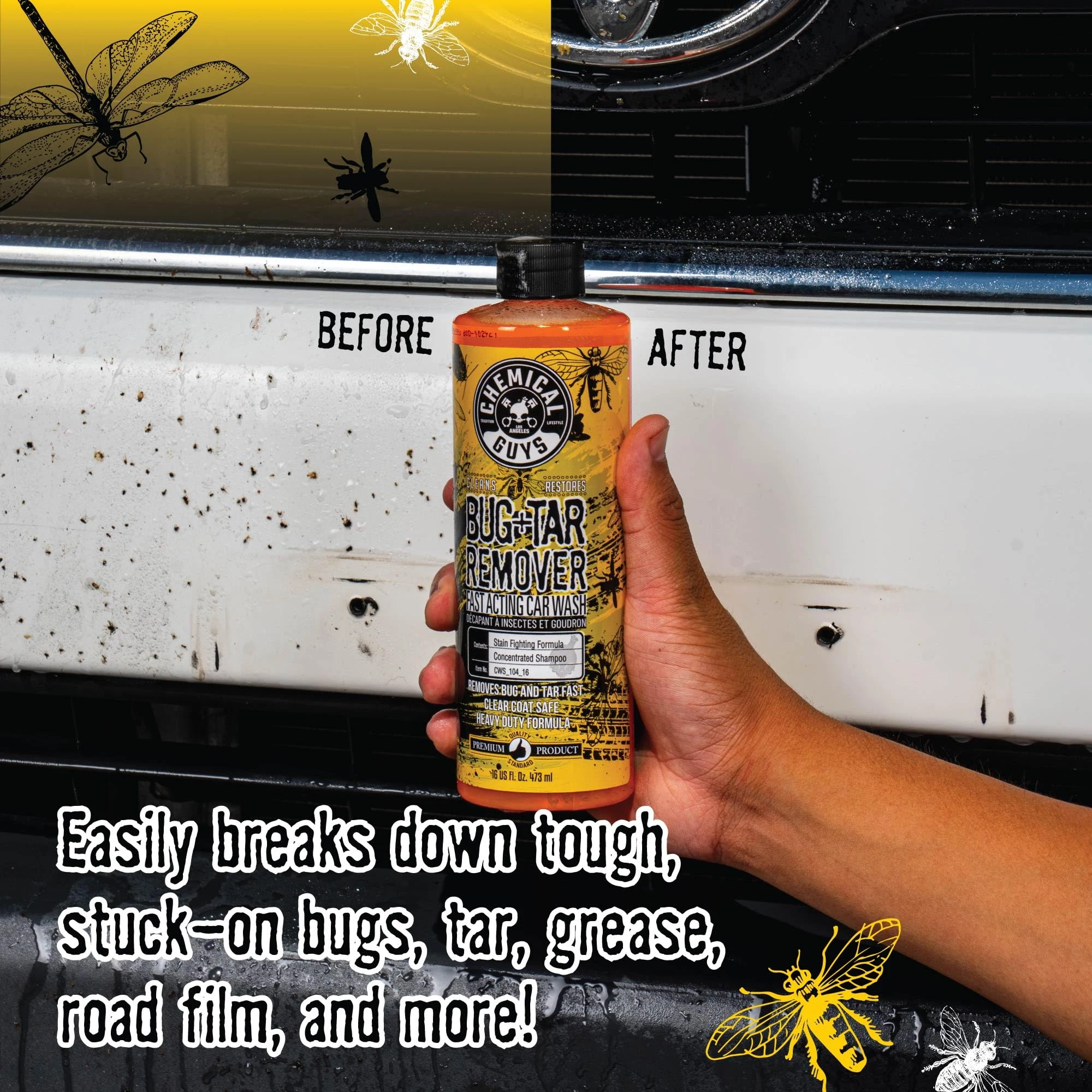 Chemical Guys, Bug & Tar Remover, Fast-Acting product view 4