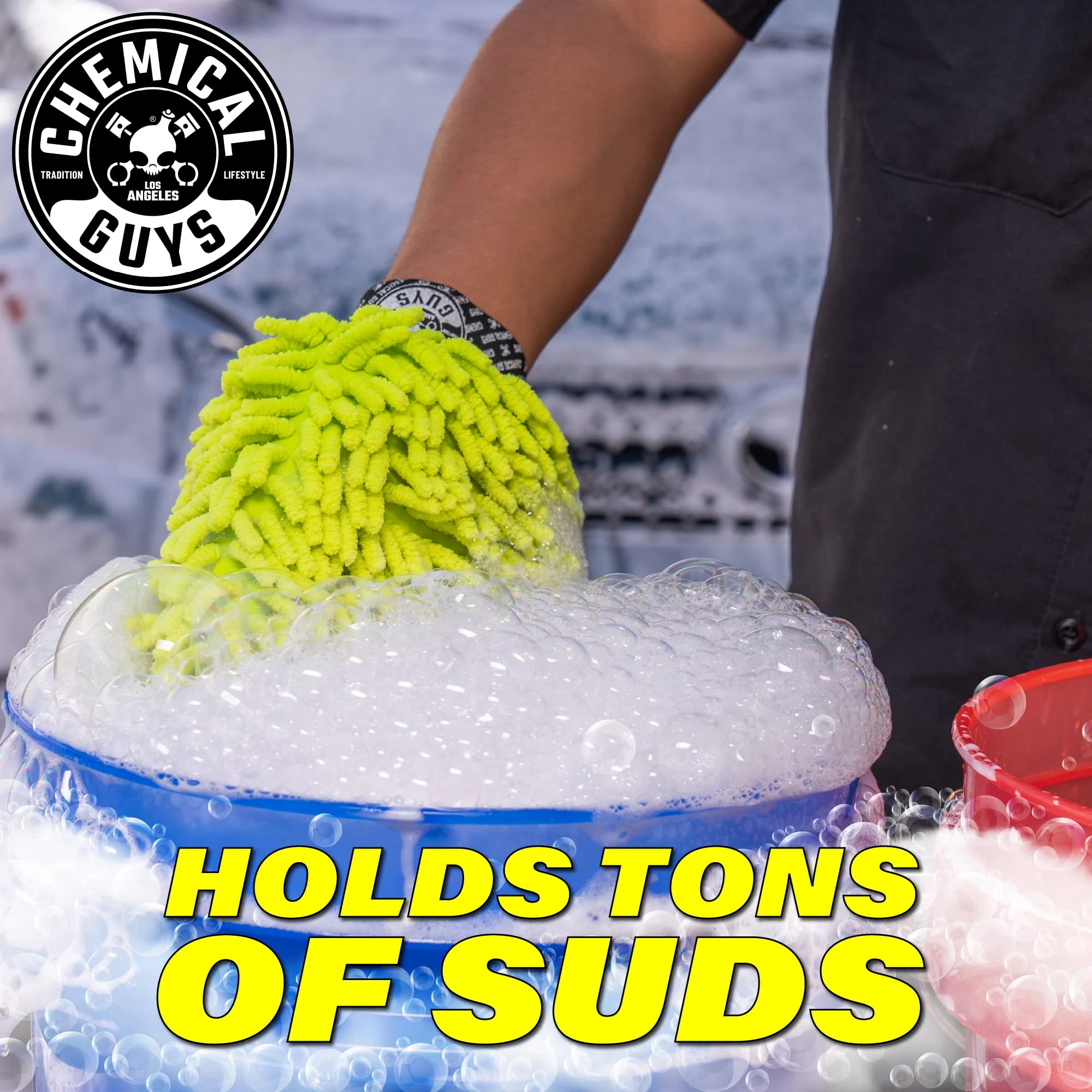 Chemical Guys, Chenille Microfiber Wash Mitt product view 3