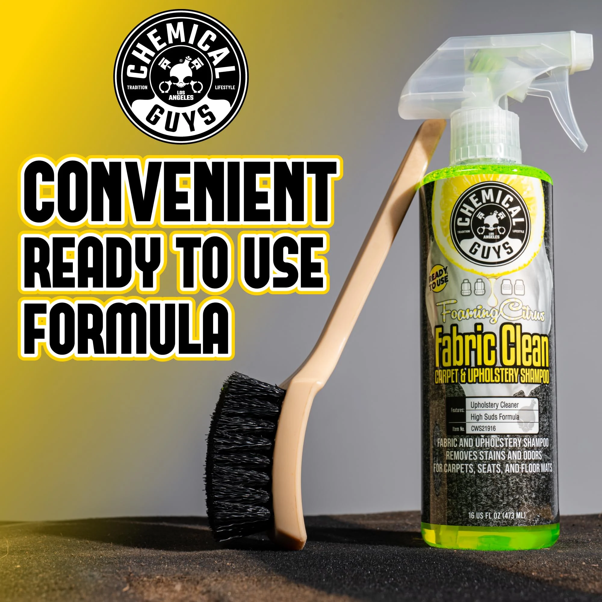 Chemical Guys, Citrus Fabric & Carpet Cleaner product view 4