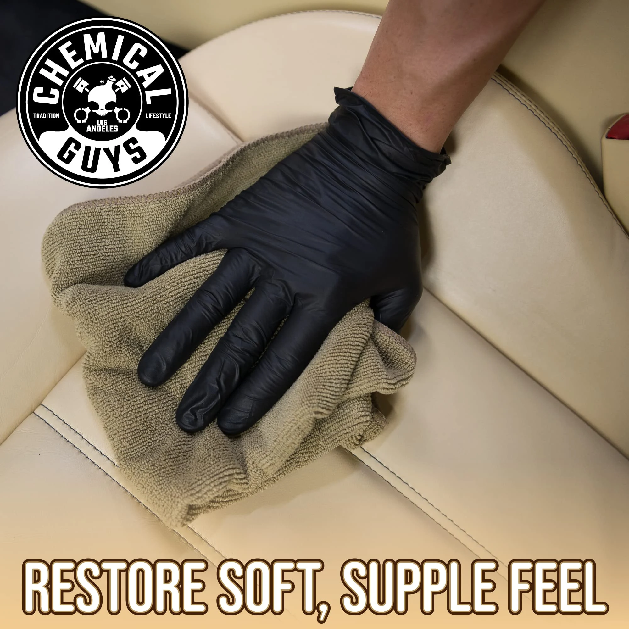 Chemical Guys Colorless & Odorless Leather Cleaner, Car Interiors, 16 oz product photo, view 5 of 7