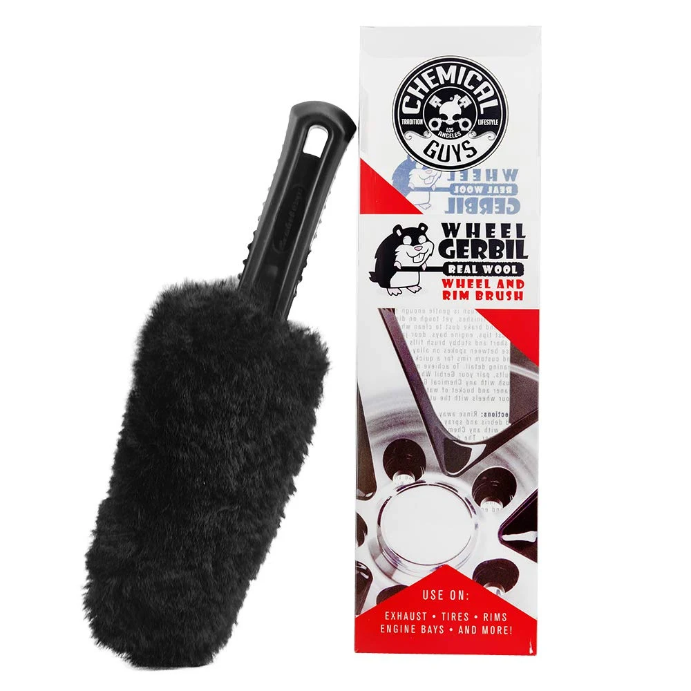 Chemical Guys, Gerbil Wheel & Rim Brush, Soft Natural supplied product image