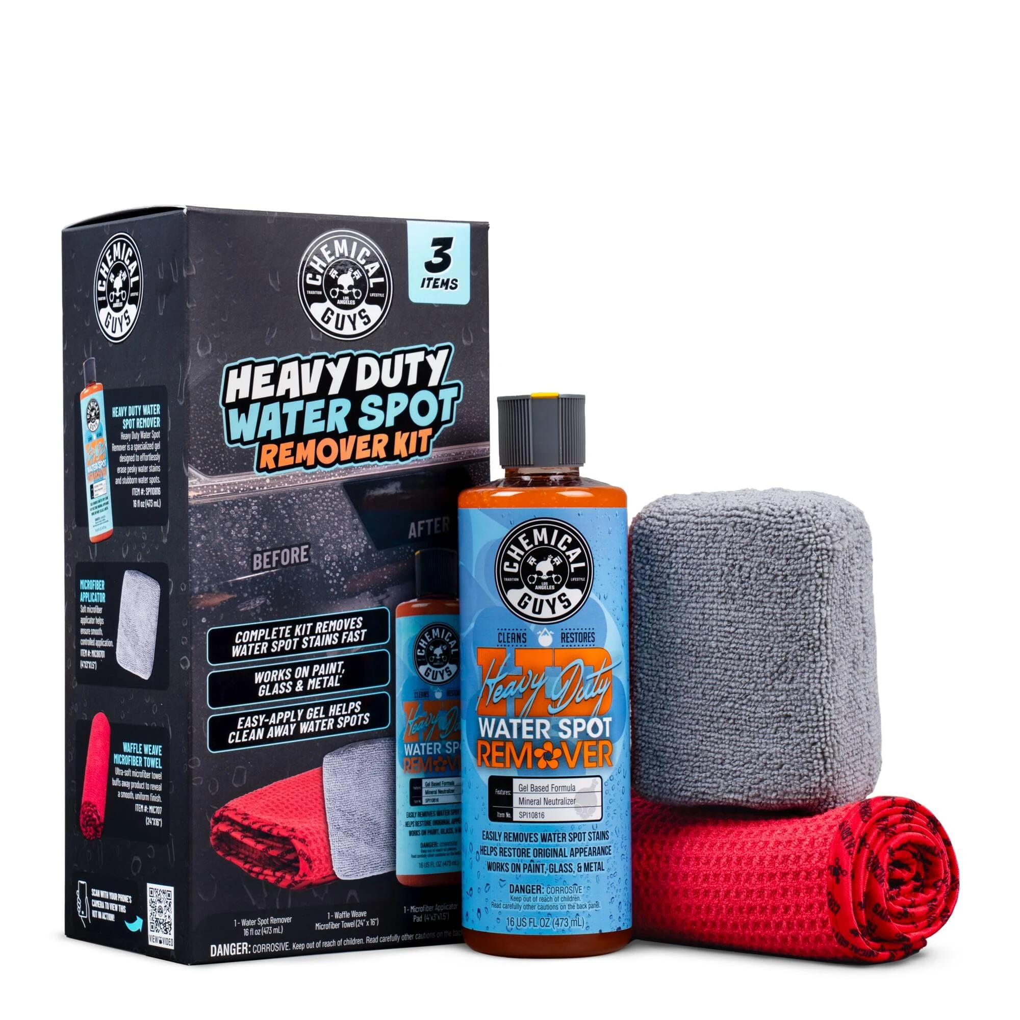 Chemical Guys Heavy Duty Water Spot Remover Kit for Car supplied product image