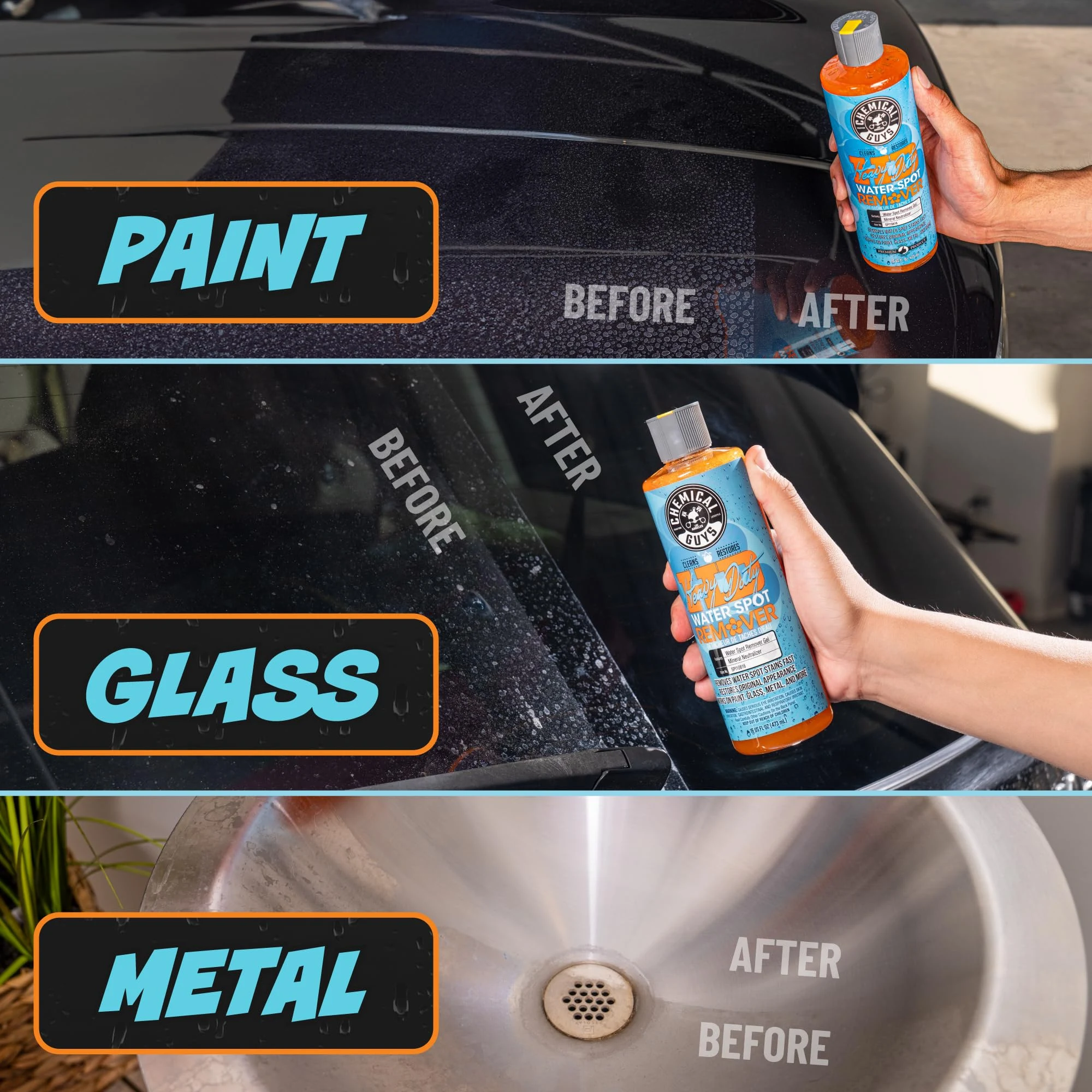 Chemical Guys Heavy Duty Water Spot Remover Kit for Car Paint & product photo, view 5 of 7