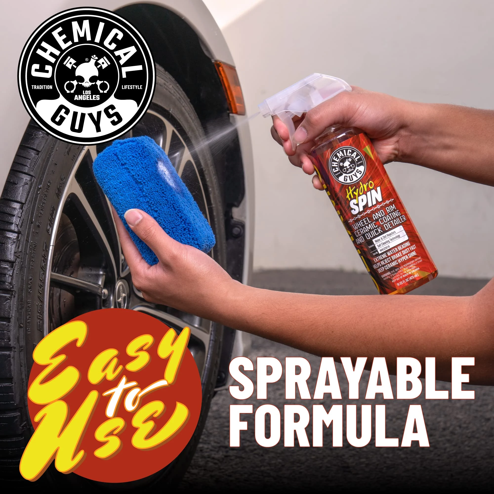 Chemical Guys HydroSpin Wheel & Rim Ceramic Coating Spray for Rims, 16 oz product photo, view 7 of 7
