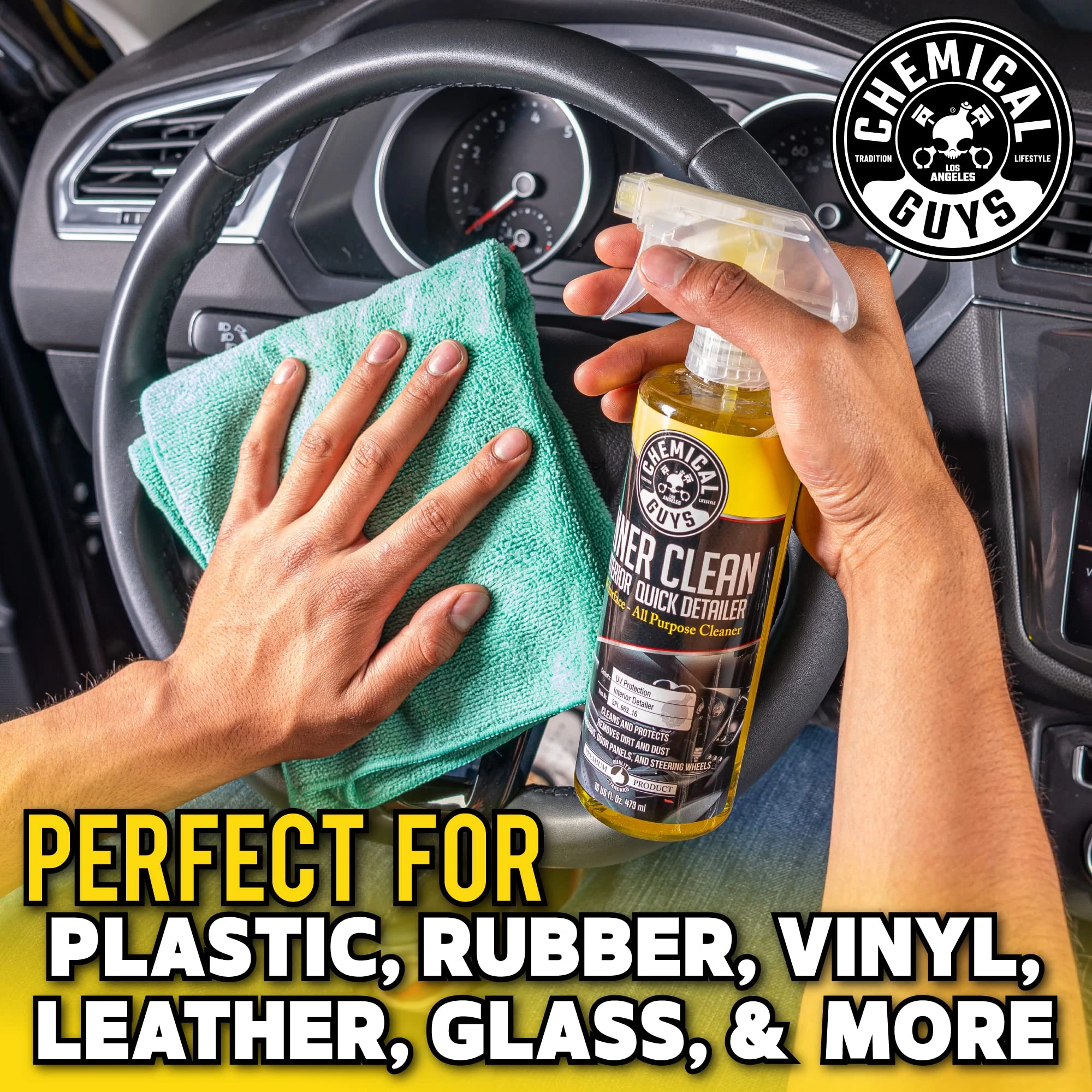 Chemical Guys InnerClean Interior Quick Detailer & Protectant Spray, 16 oz product photo, view 5 of 7