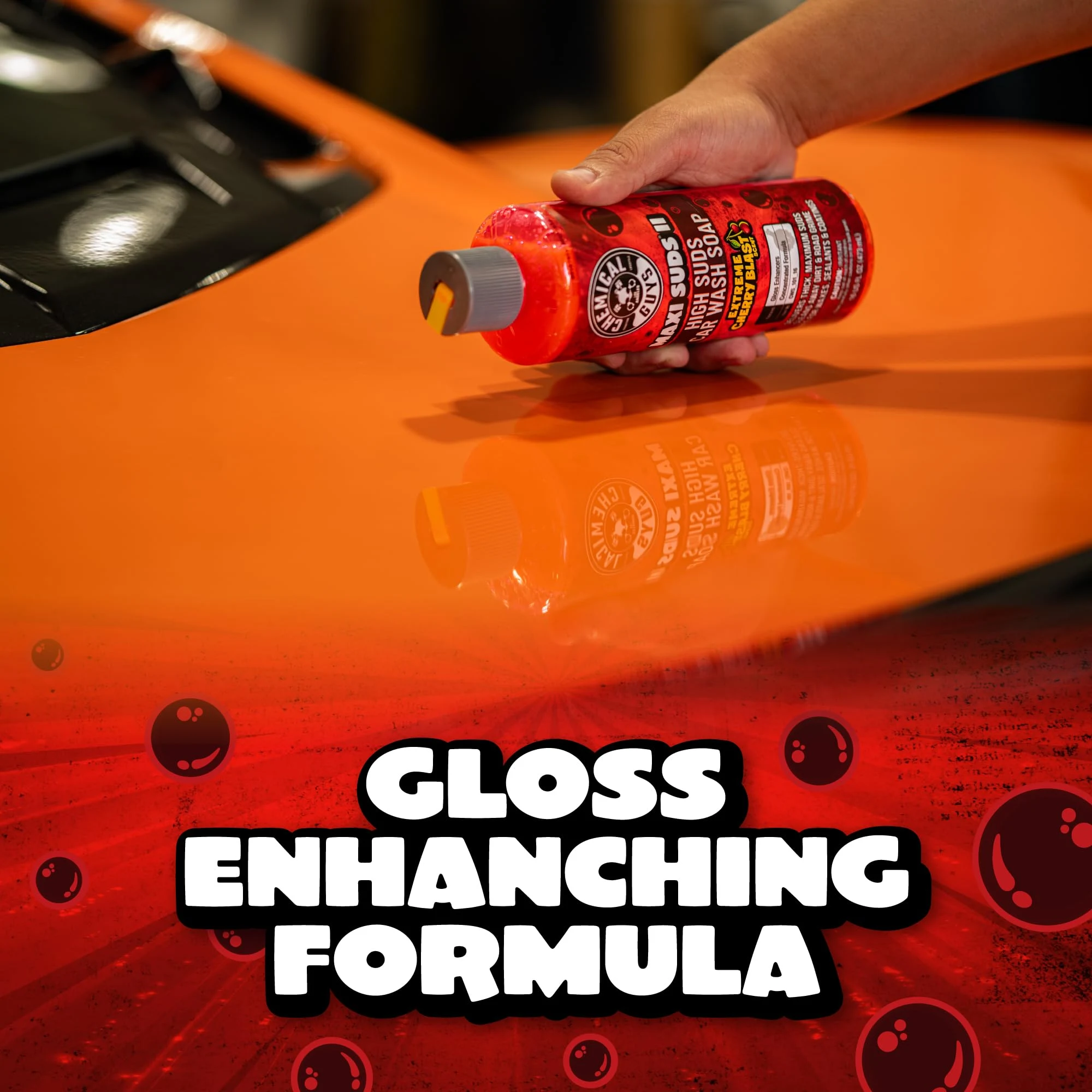 Chemical Guys Maxi Suds II Car Wash Soap for Foam Cannons, Cherry, 64 oz product photo, view 5 of 7