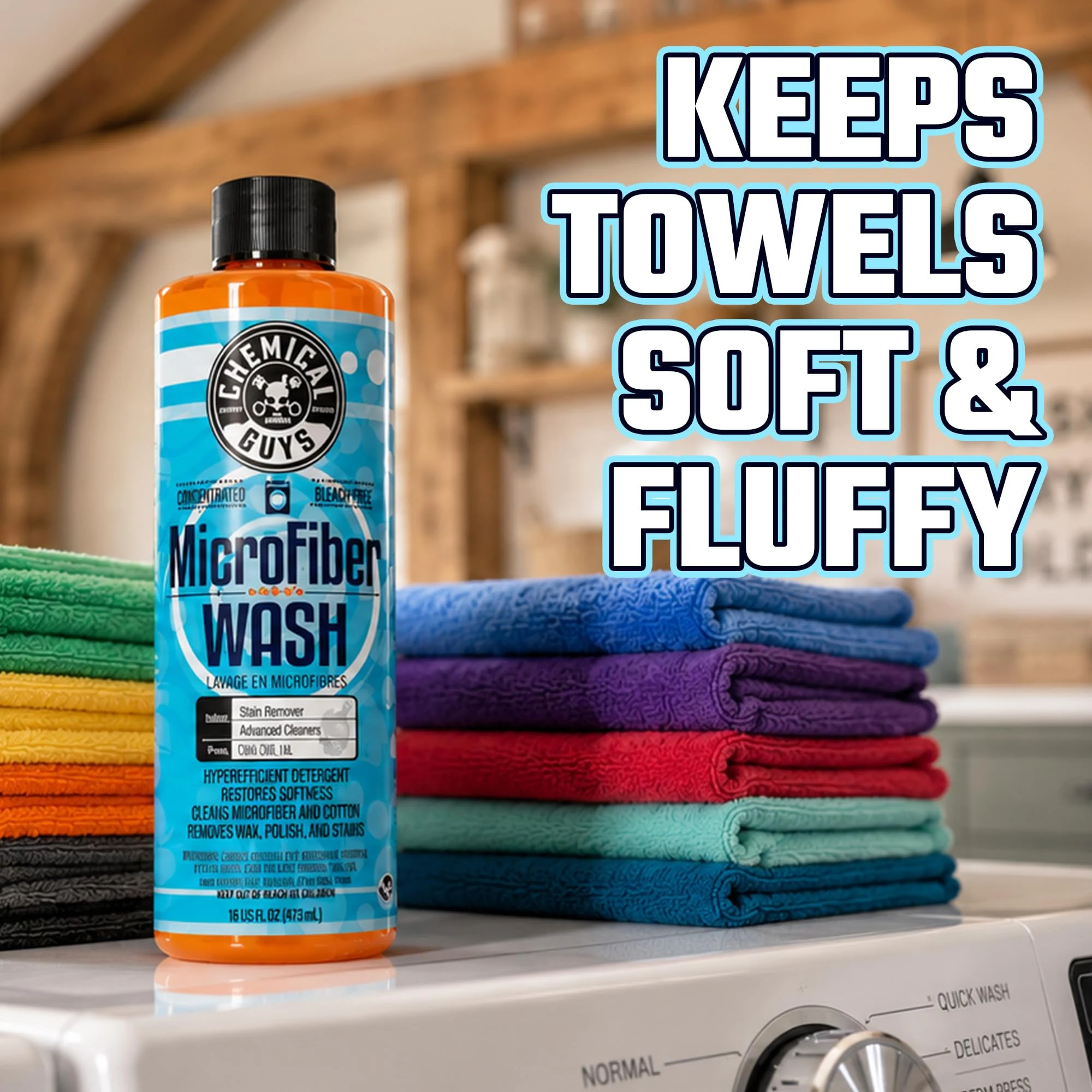 Chemical Guys Microfiber Wash & Towel Detergent product photo, view 6 of 7