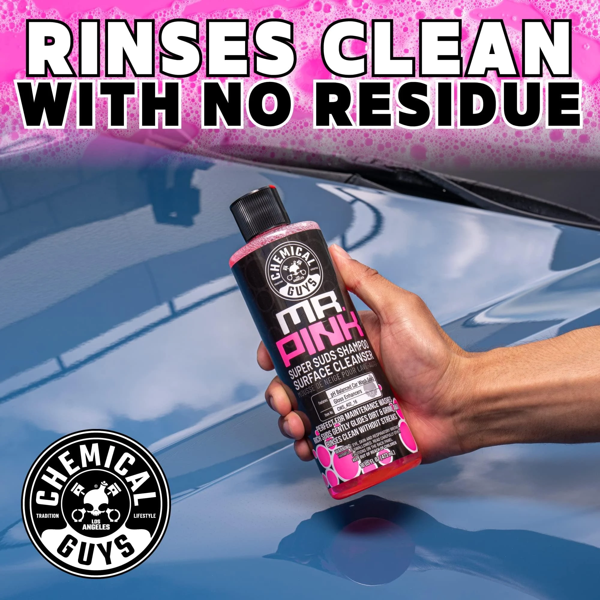 Chemical Guys, Mr. Pink Car Wash Soap, Foam product view 4