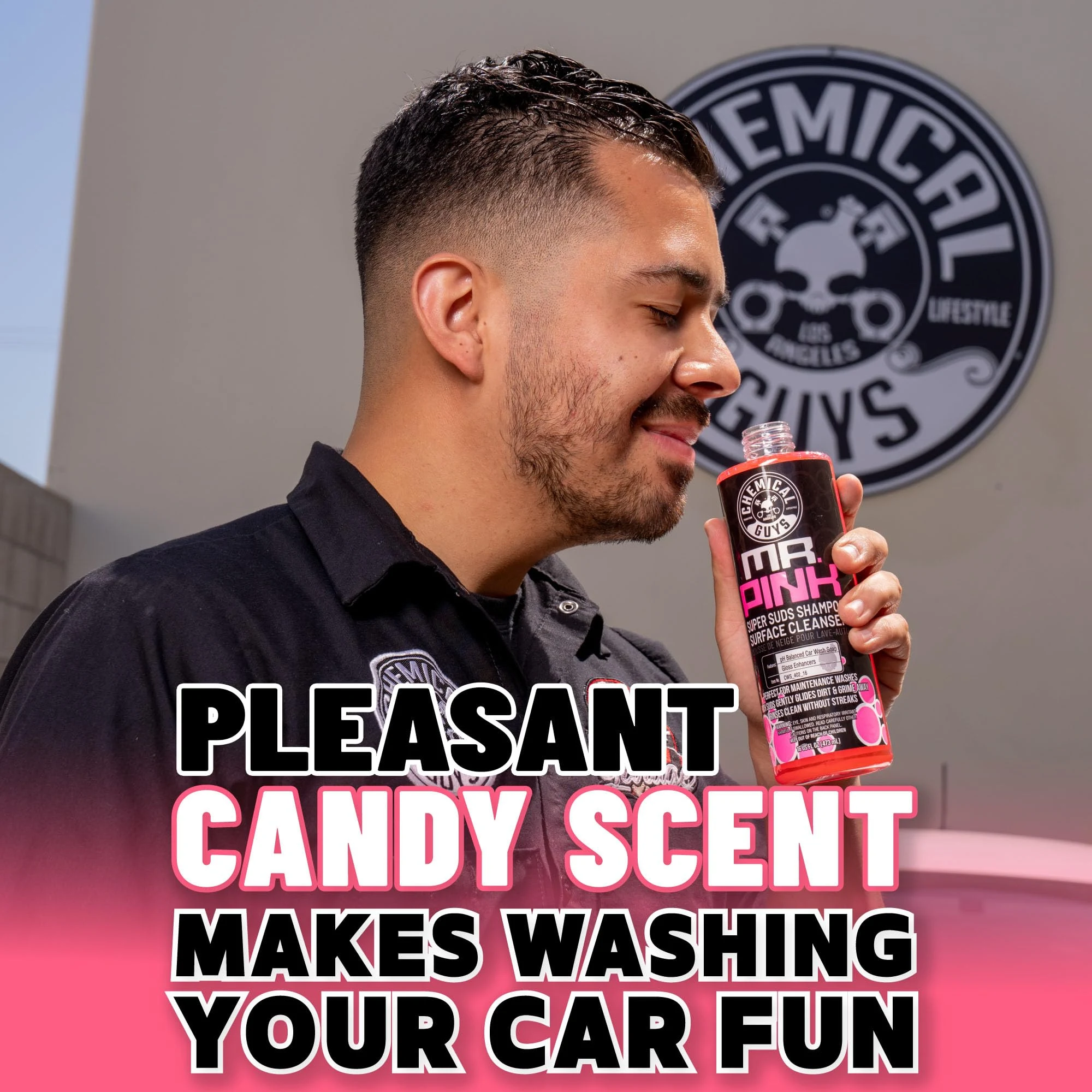 Chemical Guys Mr. Pink Car Wash Soap, Foam Cannon & Bucket Wash, 64 oz product photo, view 6 of 7
