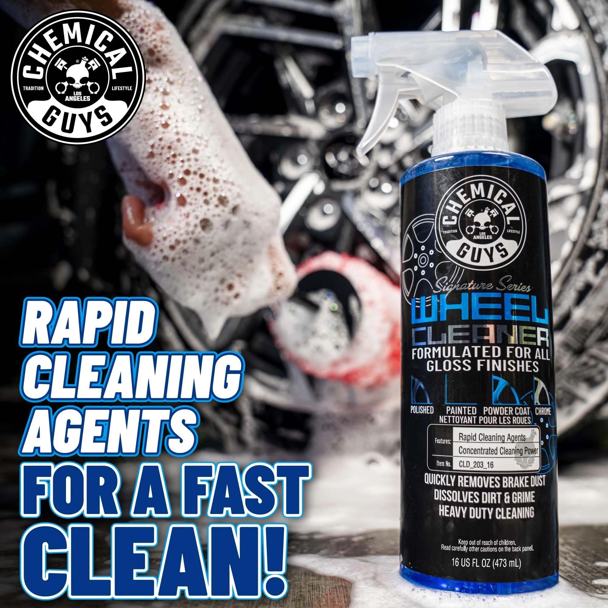 Chemical Guys Signature Series Wheel Cleaner Spray for All Finishes, 16 oz product photo, view 7 of 7