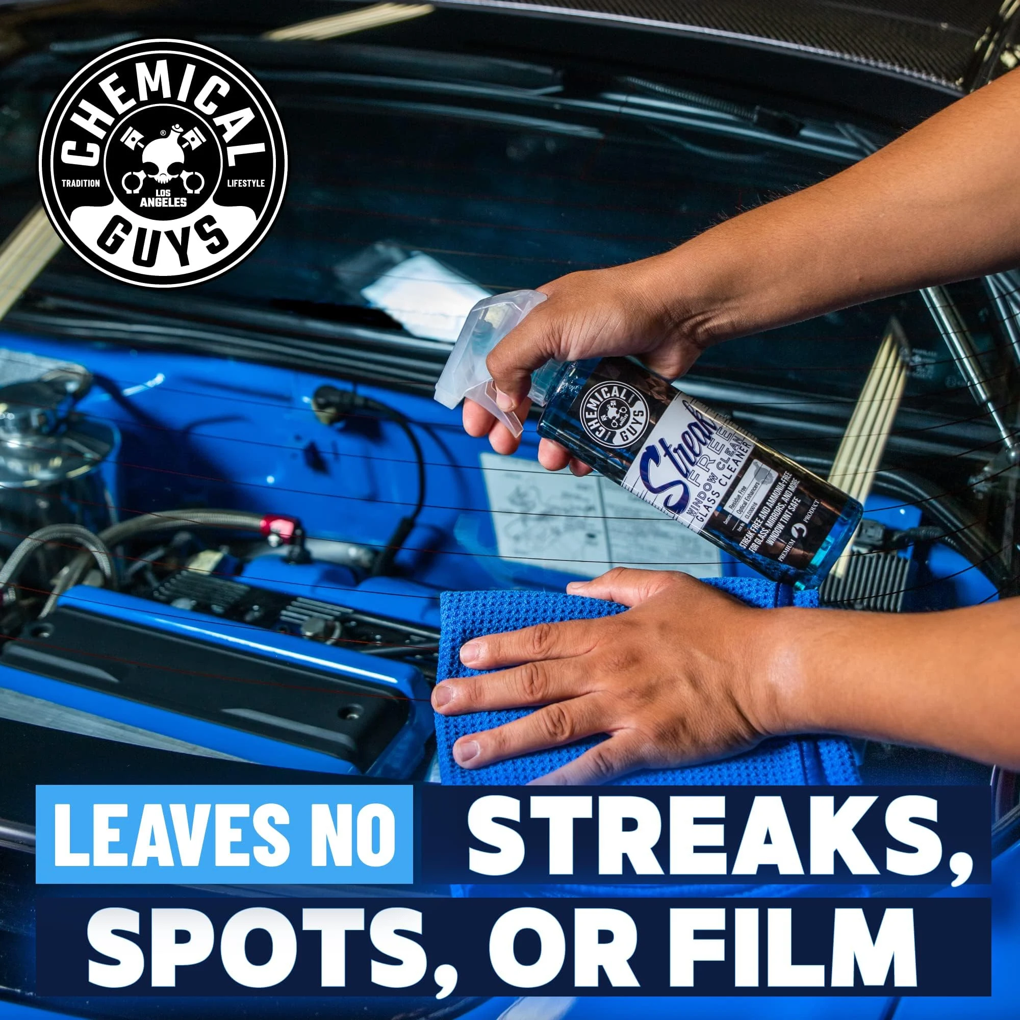 Chemical Guys Streak-Free Glass & Window Cleaner for Tinted Windows, 16 oz product photo, view 5 of 7