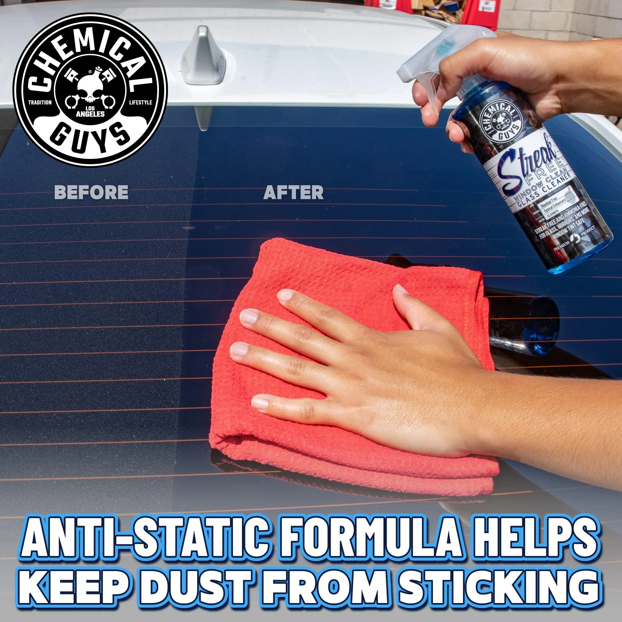 Chemical Guys Streak-Free Glass & Window Cleaner for Tinted Windows, 16 oz product photo, view 6 of 7