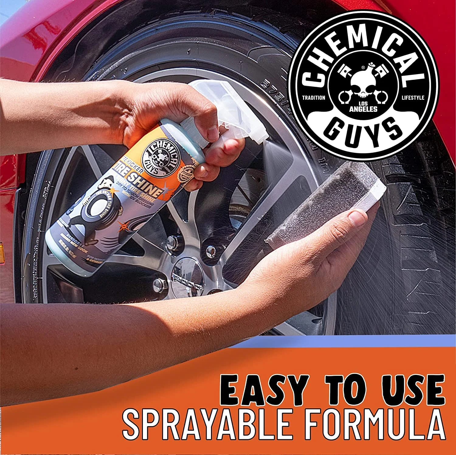 Chemical Guys Tire Kicker Extra Glossy Tire Shine for Rubber & Trim, 16 oz product photo, view 5 of 7