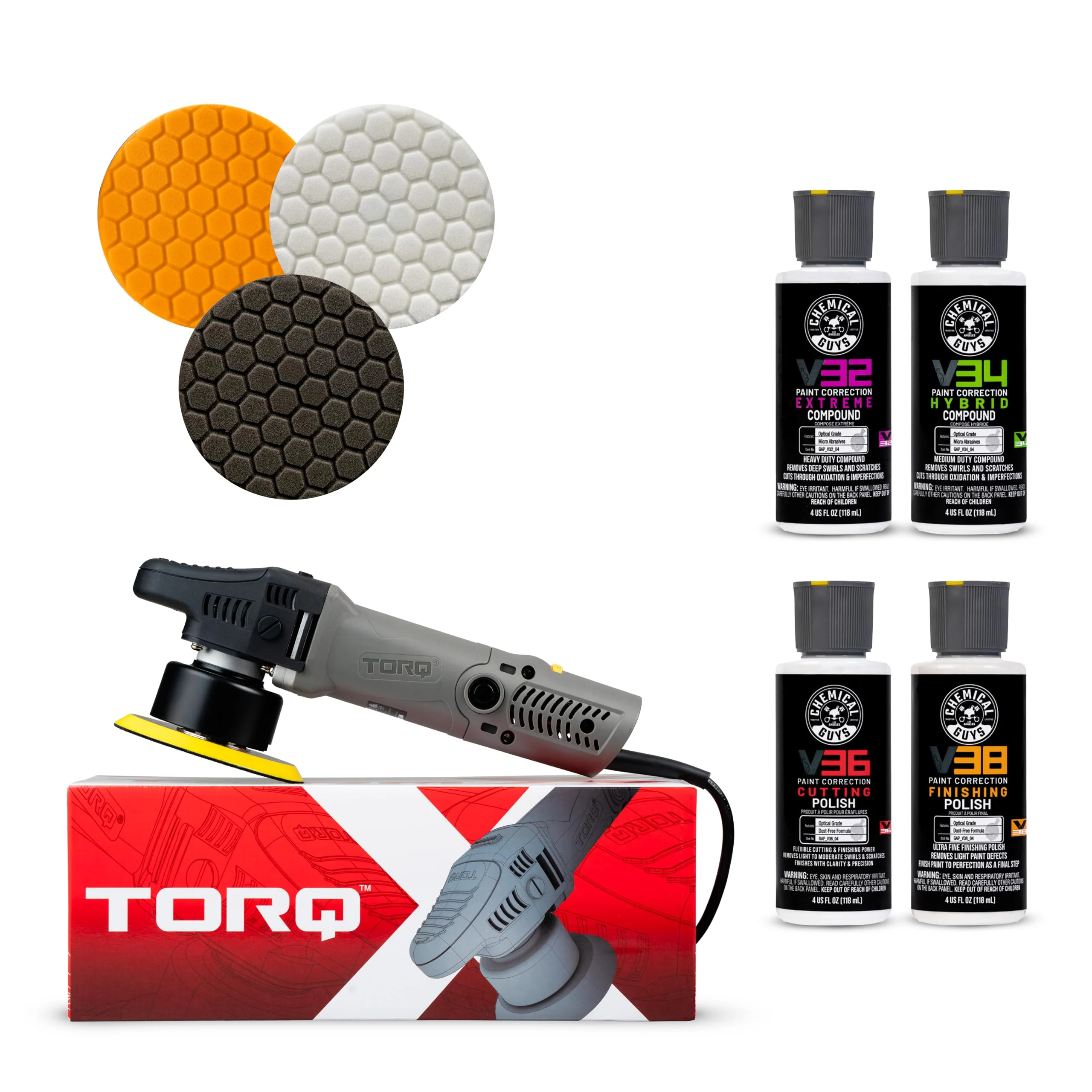 Chemical Guys TORQX Random Orbital Polisher product photo, view 3 of 7