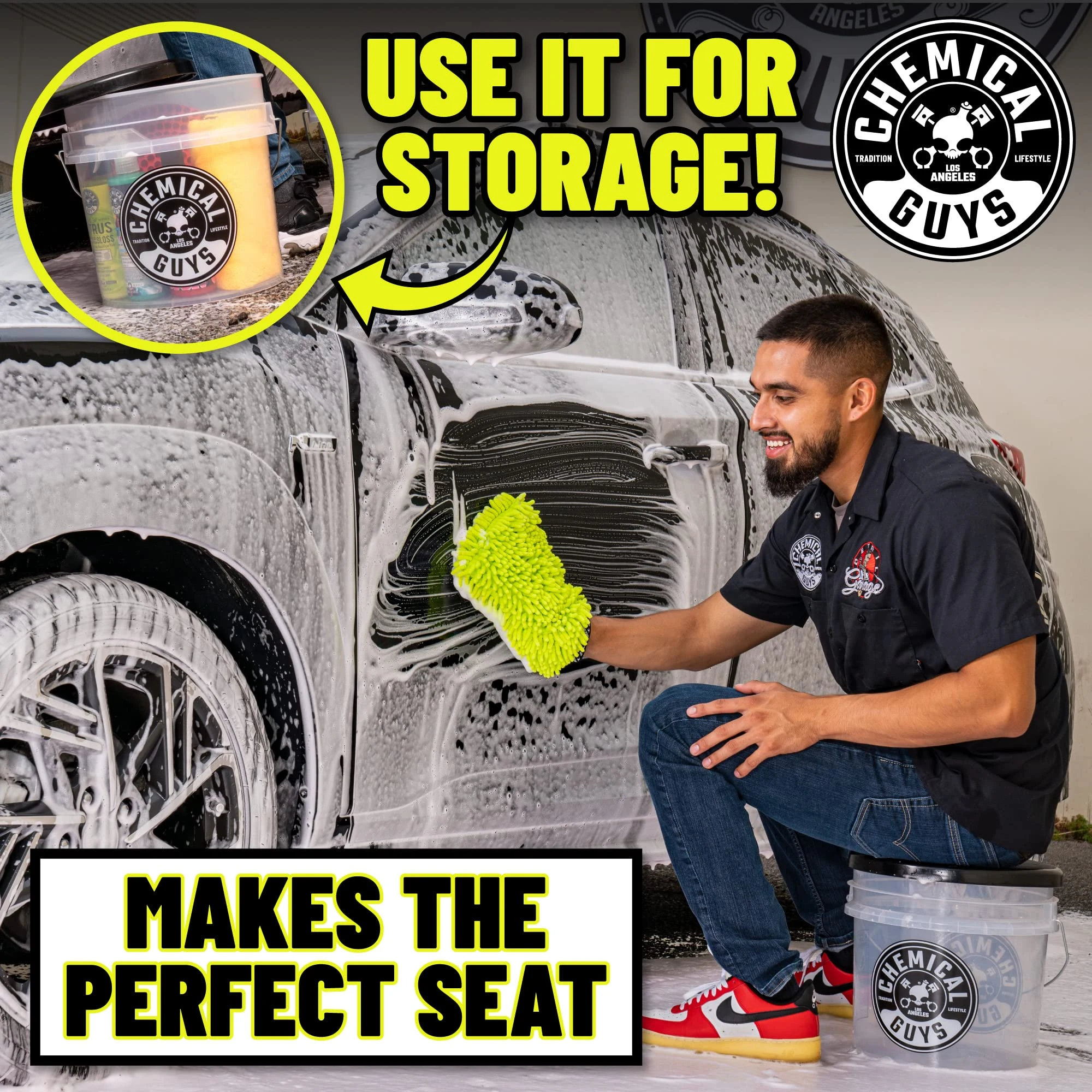 Chemical Guys, Ultimate Car Wash Bucket Kit product view 4