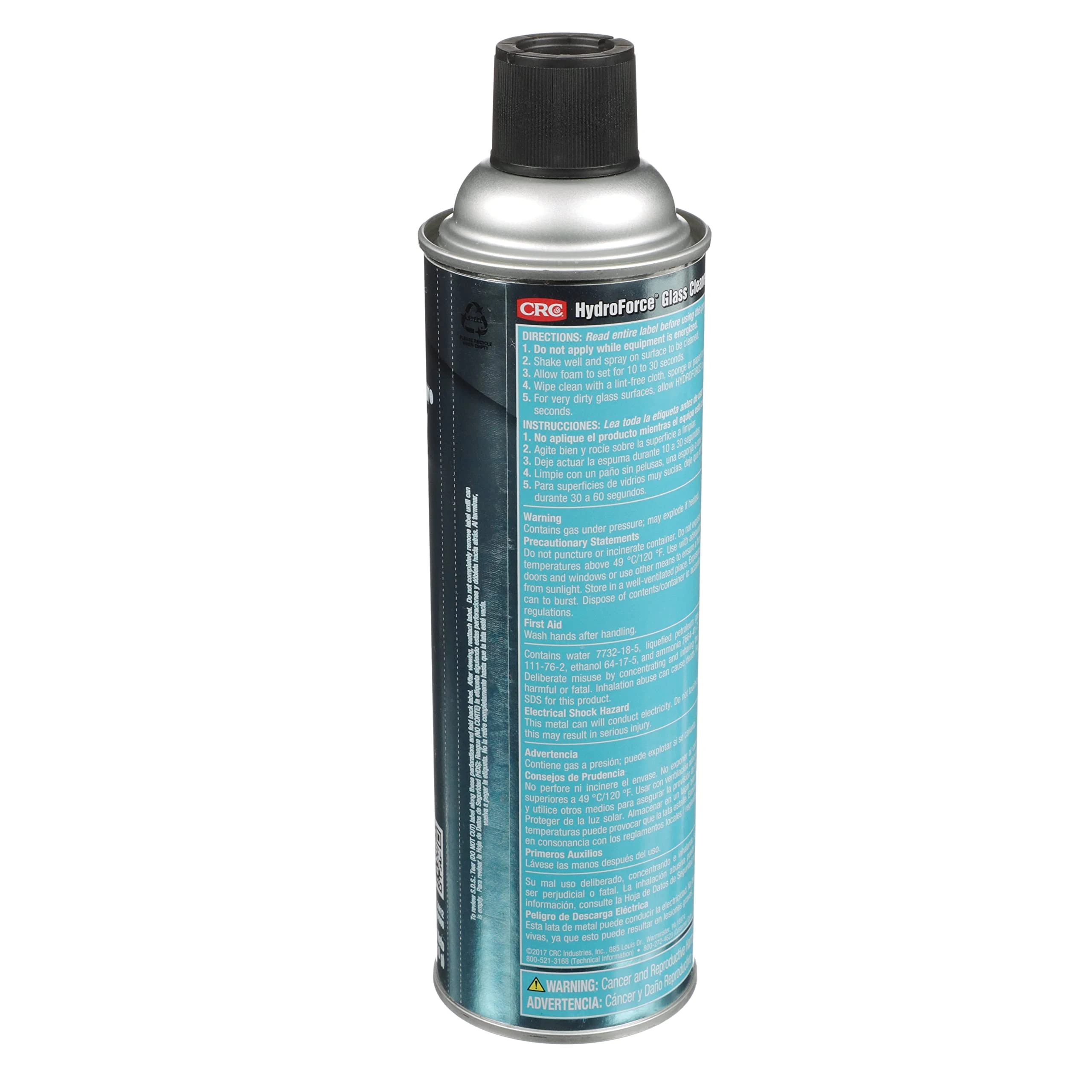 CRC HydroForce Glass Cleaner 14412 – 18 WT. product view 3