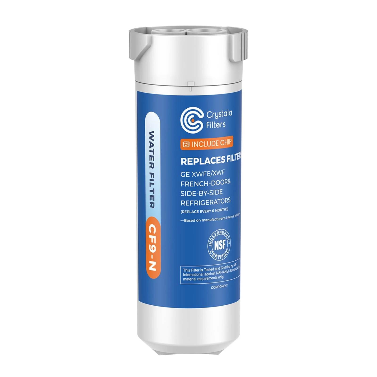 Crystala Filters XWFE (Built-in CHIP) Refrigerator Water supplied product image