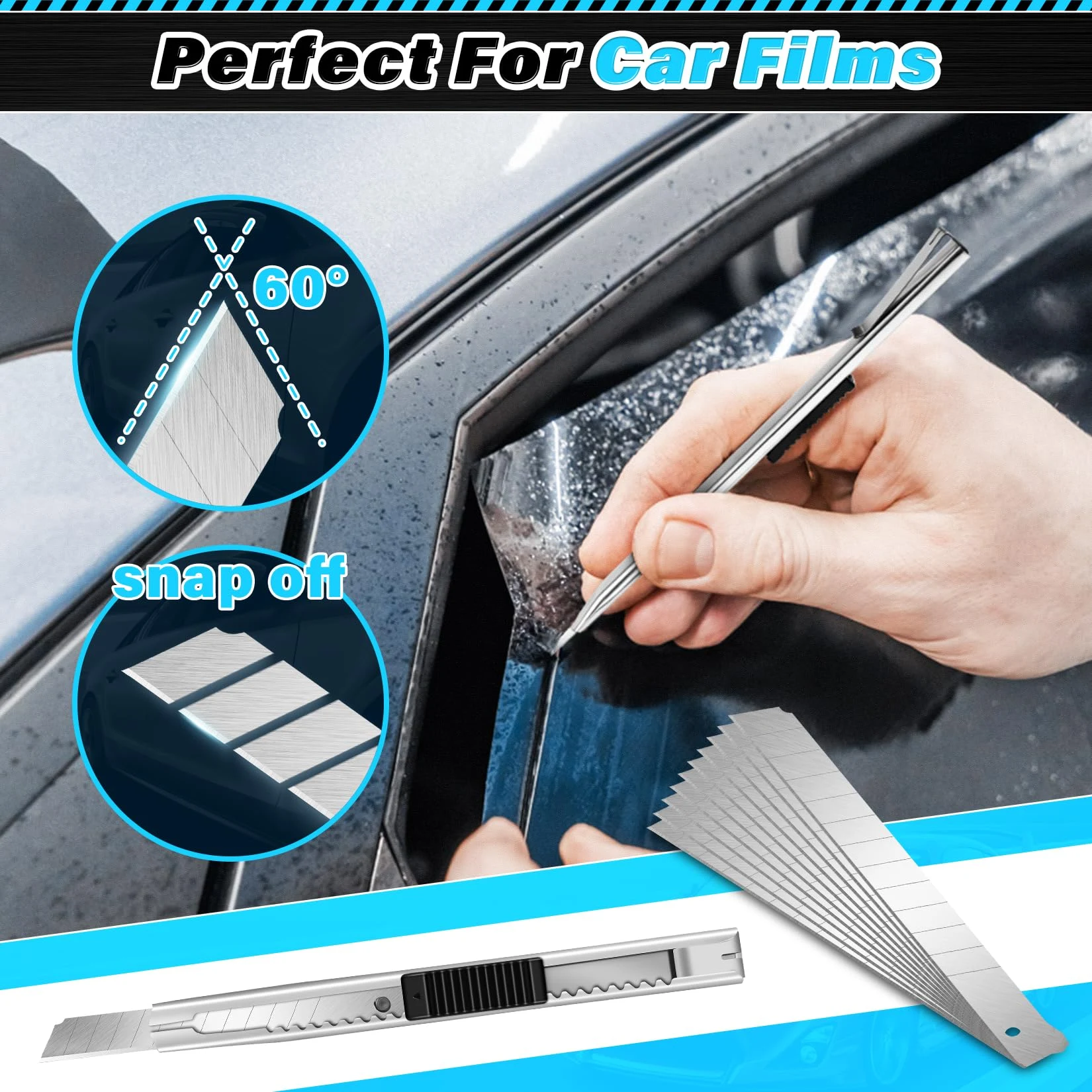 DIYSELF 18 Pcs Window Tint Kit, Vinyl Wrap Tool Kit, Water supplied product image
