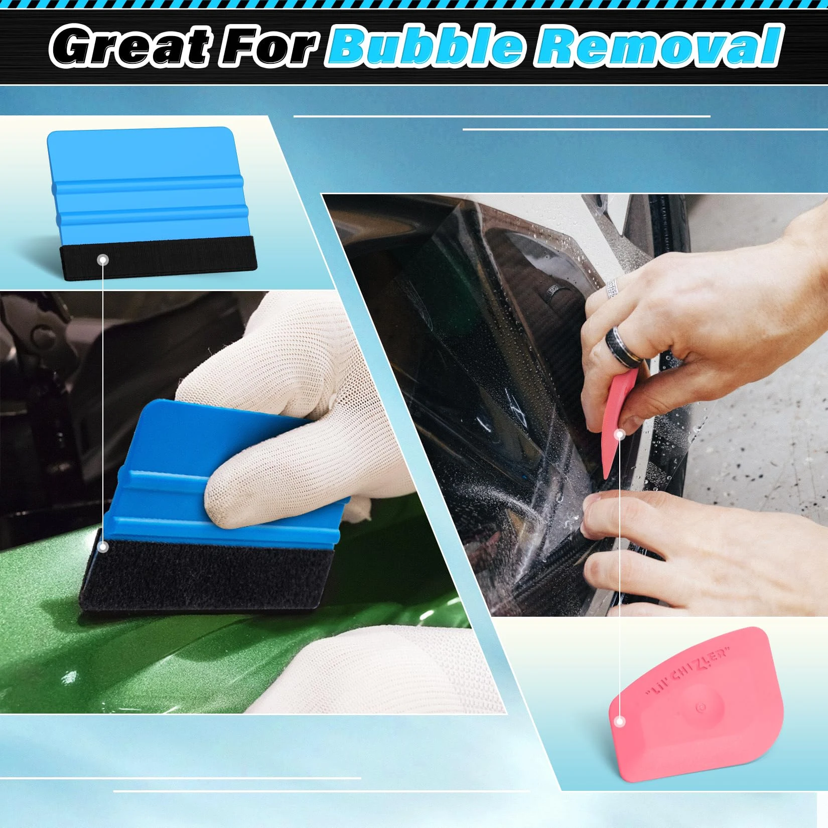 DIYSELF 18 Pcs Window Tint Kit, Vinyl Wrap Tool product view 4