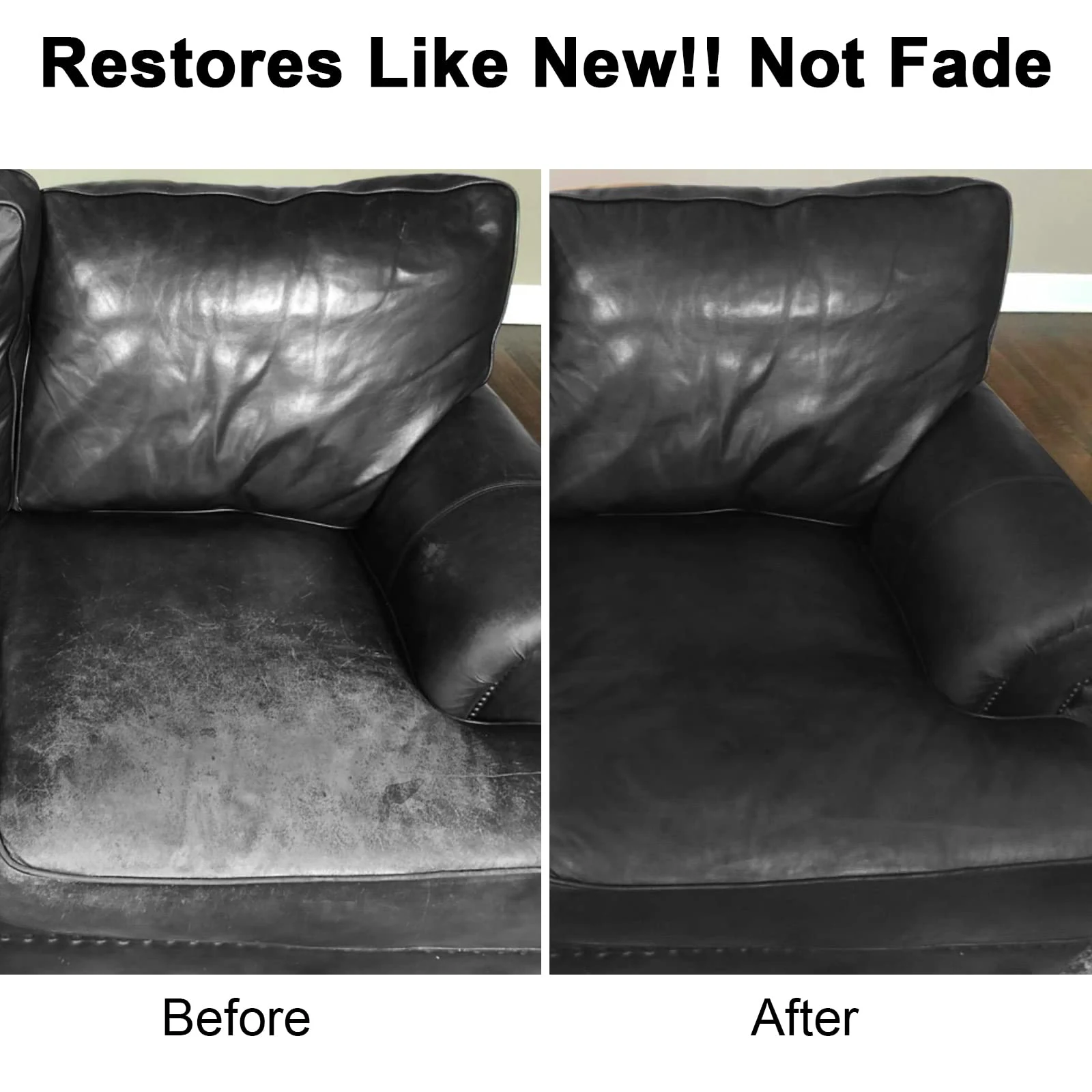 drtulz Black Leather Recoloring Balm, Leather Color Restorer Conditioner, Leather Repair Kits for Vinyl Furniture, Sofa, Car product photo, view 5 of 7