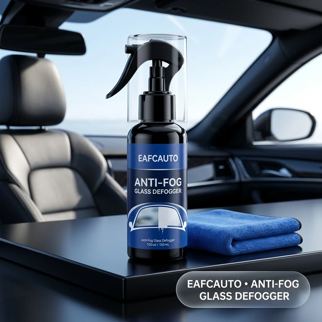 EAFCAuto Anti Fog Spray Car Defogger Glass Antifog Cleaner Coating Liquid Oil Film Removing Spray Anti-Fog for Windows Screen product photo, view 1 of 7