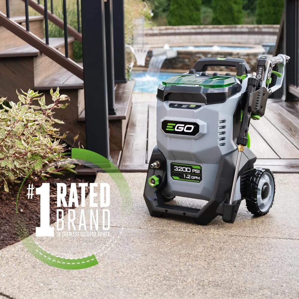 EGO POWER+ Electric Pressure Washer, 3200 PSI Power Washer - HPW3200 product photo, view 3 of 7