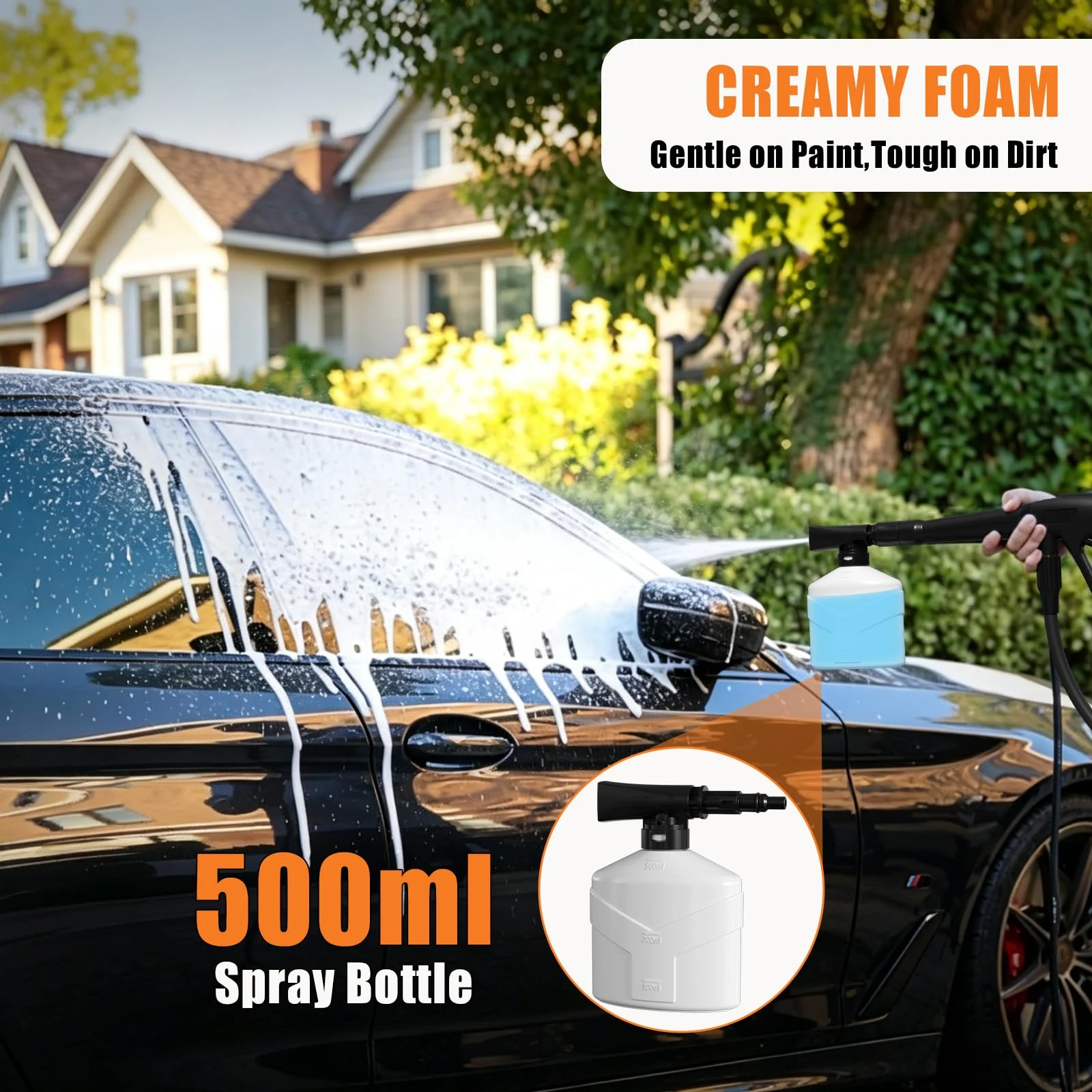 Electric Pressure Washer 4500PSI 2.8 GPM with Anti-Tipping Technology product photo, view 5 of 7