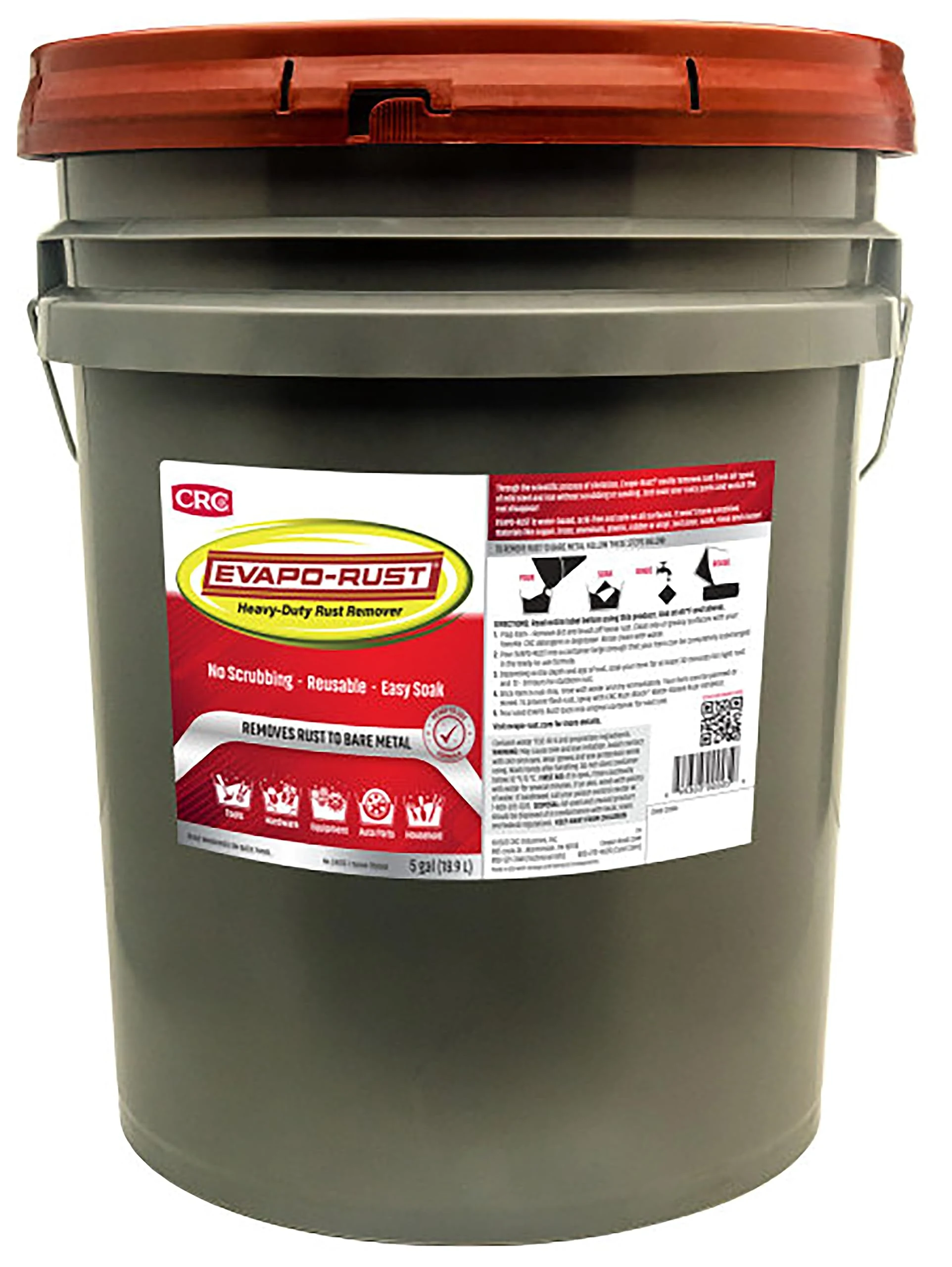 Evapo-Rust CRC Heavy Duty Rust Remover for Metal and Tools - 5 Gallon product photo, view 2 of 2