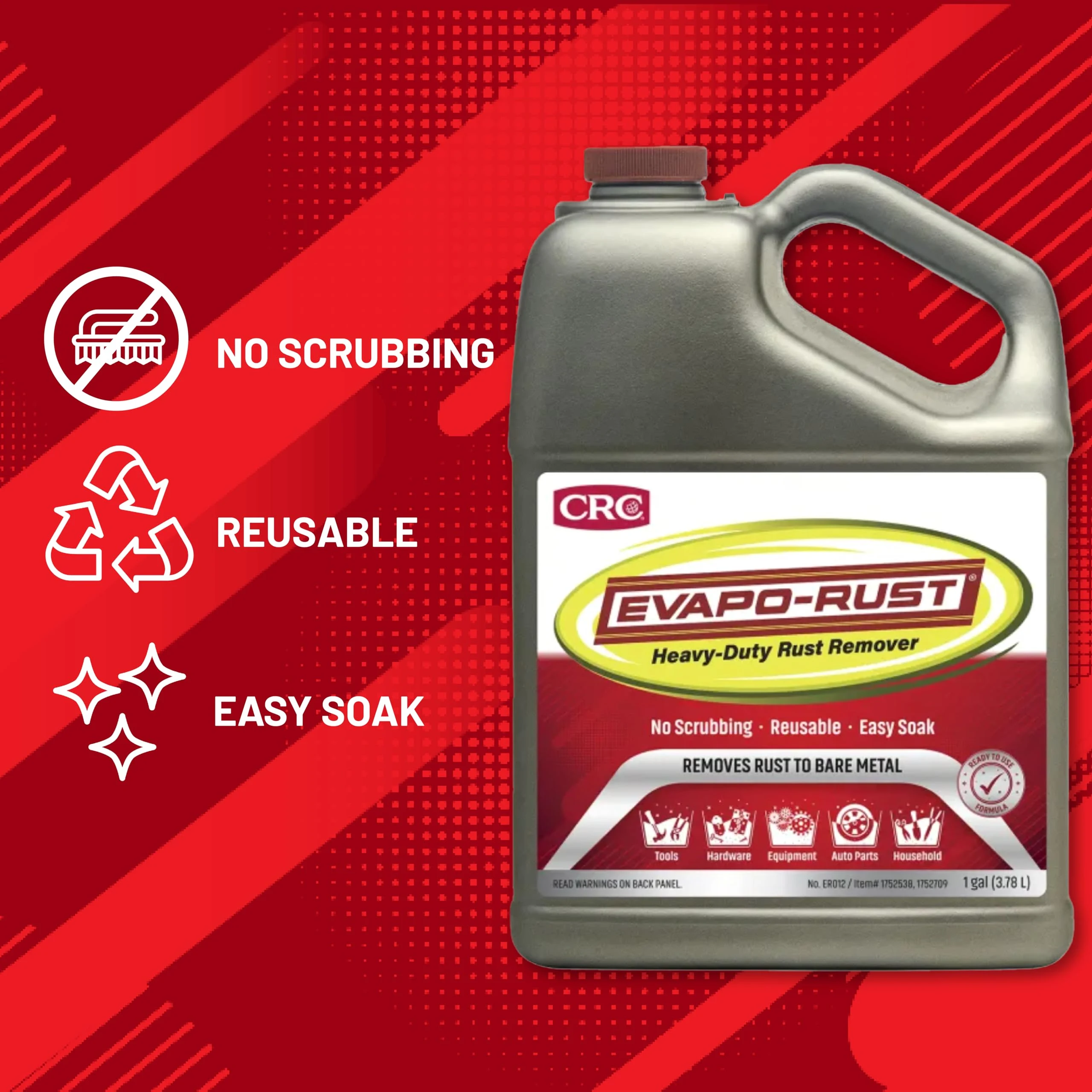 Evapo-Rust CRC Heavy Duty Rust Remover for Metal and Tools - 1 Gallon product photo, view 4 of 6