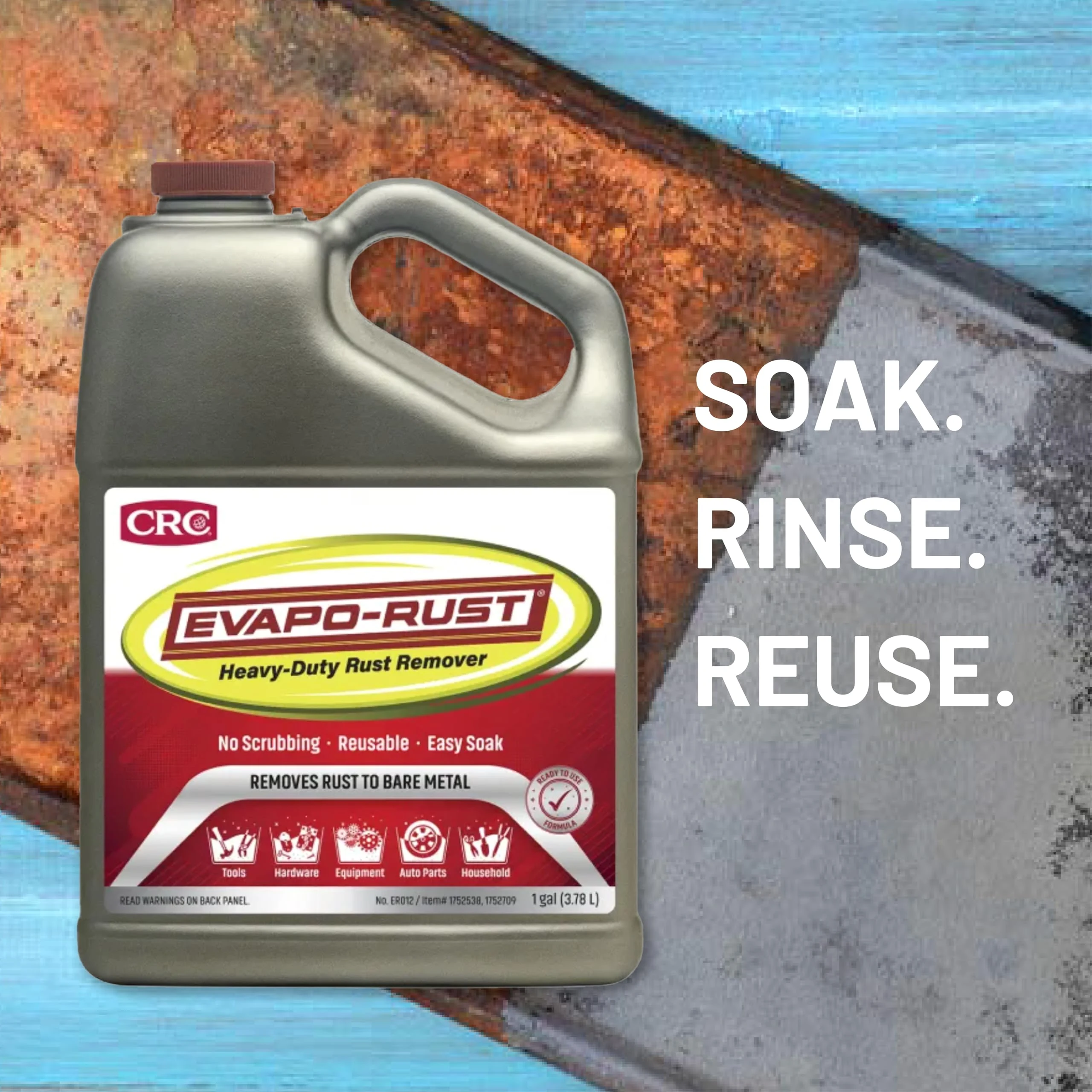 Evapo-Rust CRC Heavy Duty Rust Remover for Metal and Tools - 1 Gallon product photo, view 6 of 6