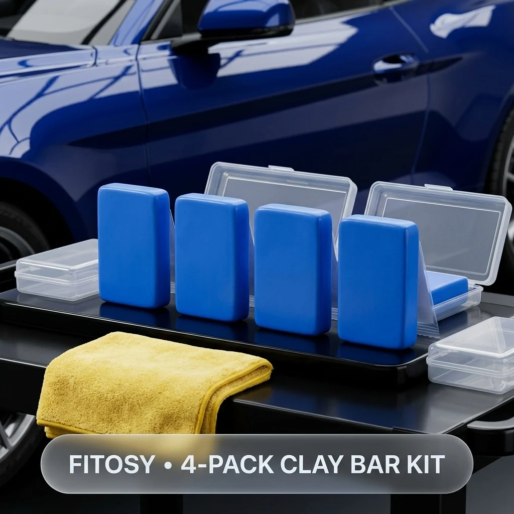 Fitosy Car Clay Bar 4 Pack 400g, Premium Grade No Scratch Deatil Clean product photo, view 1 of 8