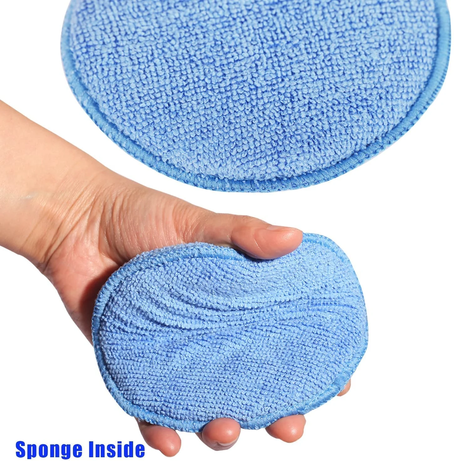 FONAROLL Microfiber Wax Applicator Pads, Car Wax Applicator, Buffing & Detail Polishing Foam Pads for Car Cleaning and Fine P product photo, view 7 of 7