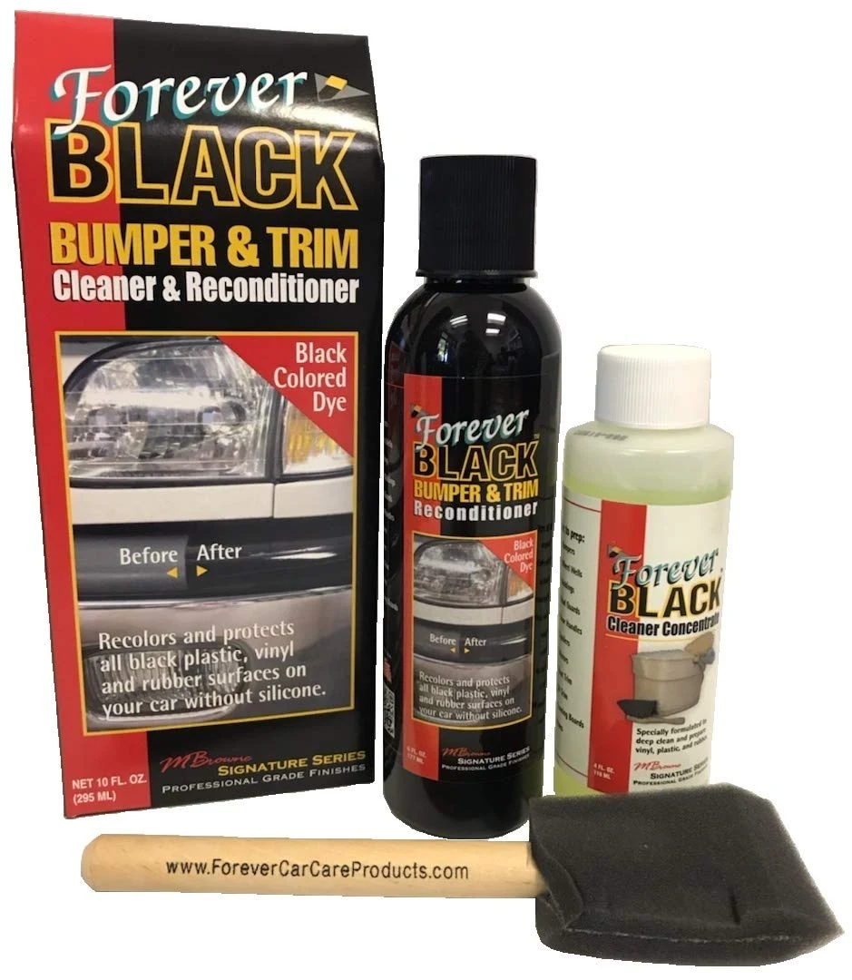 Forever Black Bumper & Trim Kit (NEW Improved Formula & Larger Size) product photo, view 2 of 7