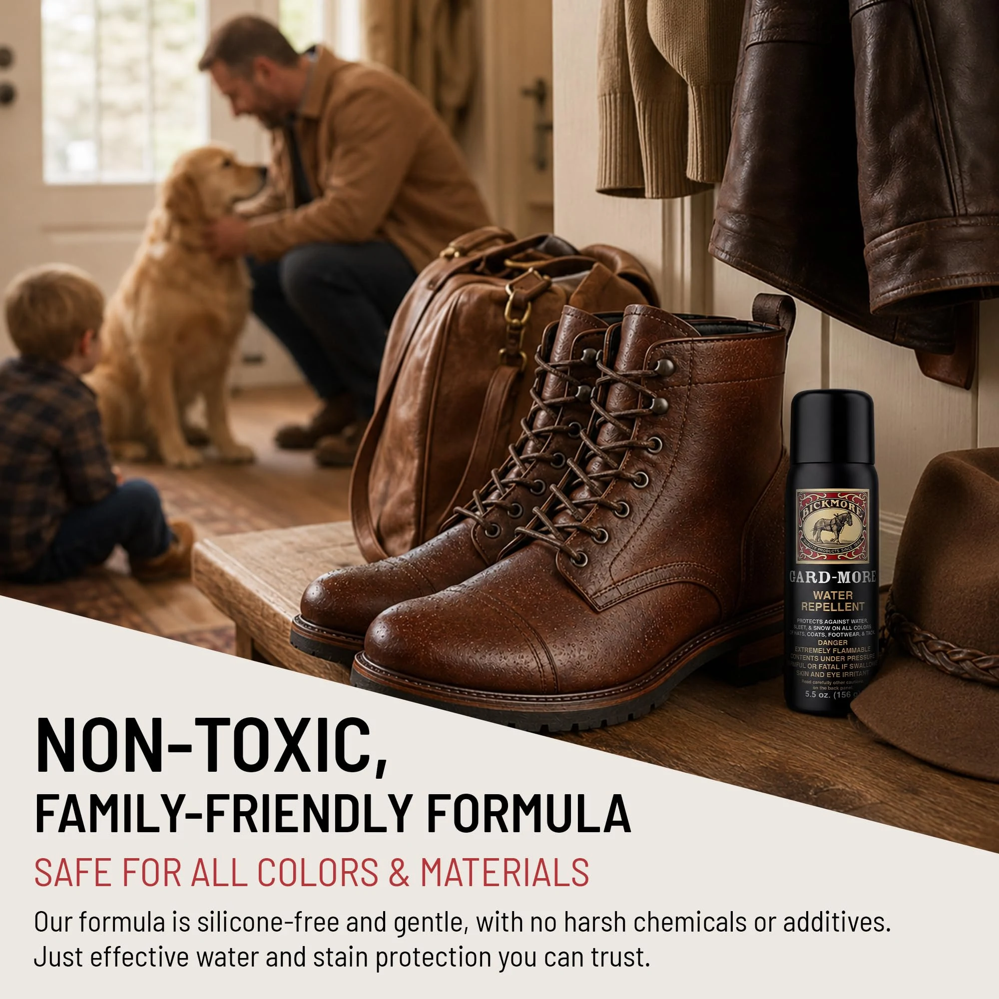 Gard-More Water & Stain Repellent, Leather & Suede Protector Spray product photo, view 7 of 7