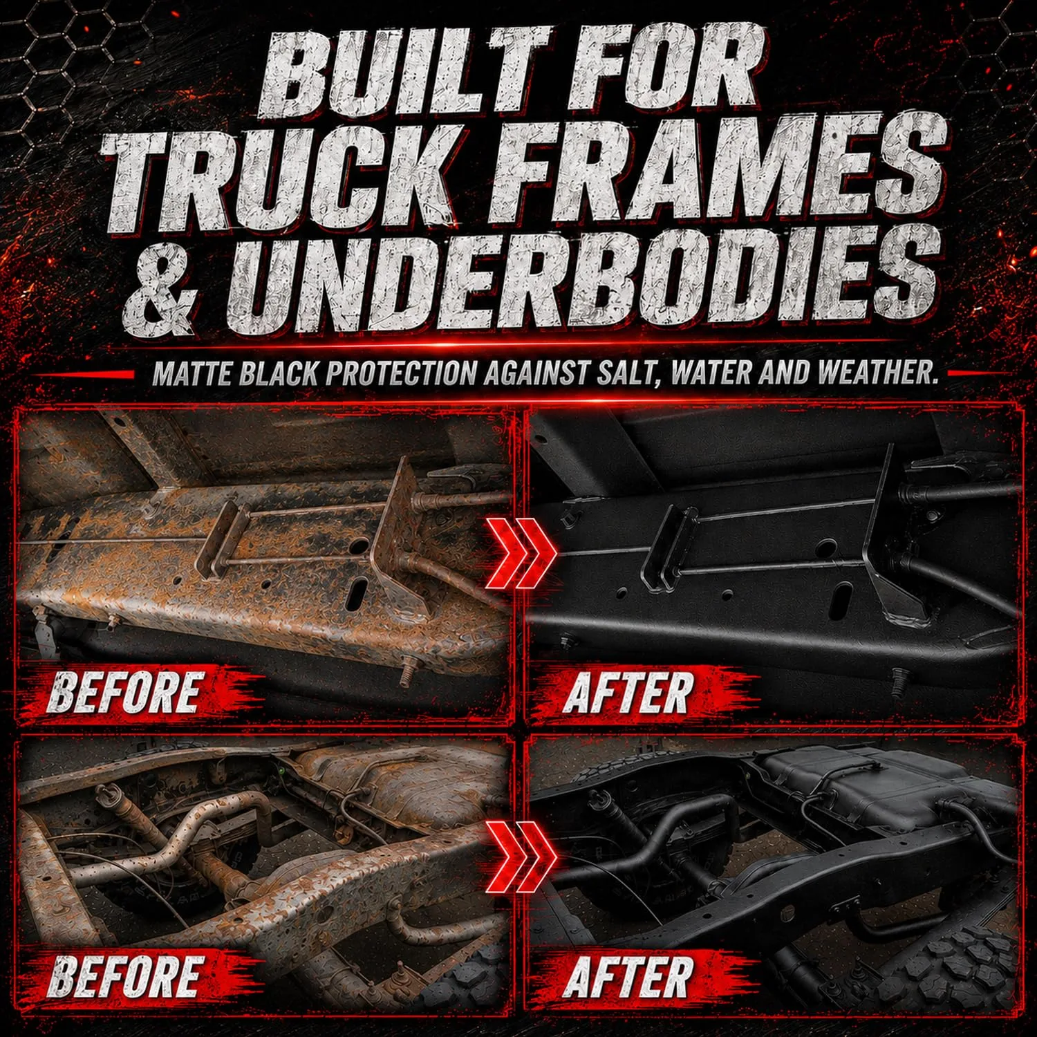 2 in 1 Rust Converter & Metal Primer, 35 oz Rust Reformer Paint for Metal | For Rusty Car Chassis, Frame, Trailer, Truck & Un product photo, view 13 of 17