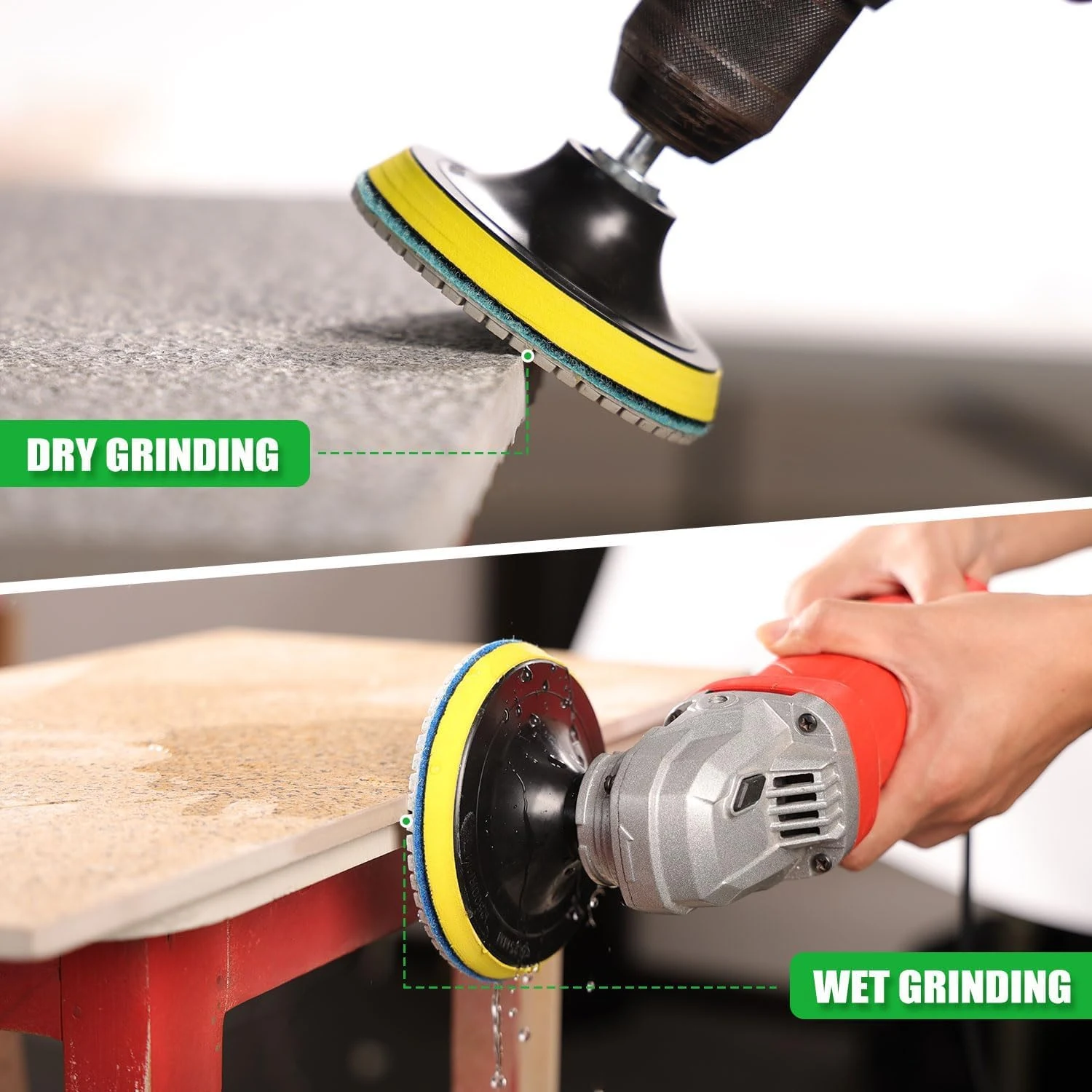 4 Inch Diamond Polishing Pads with 5/8’’-11 Backer Pad product image 4 for car detailing