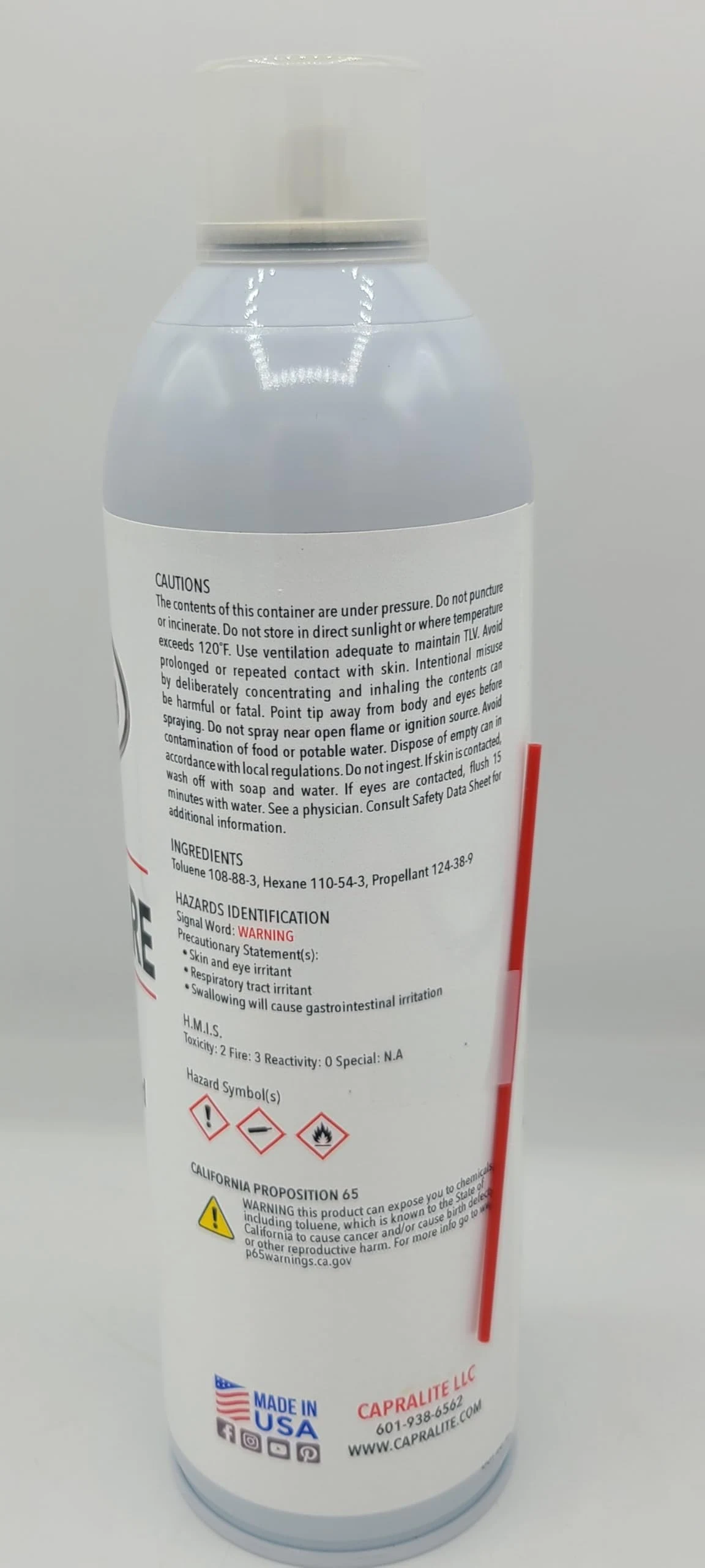 Generic Capralite Pump Care Flushing Solvent product photo, view 5 of 6