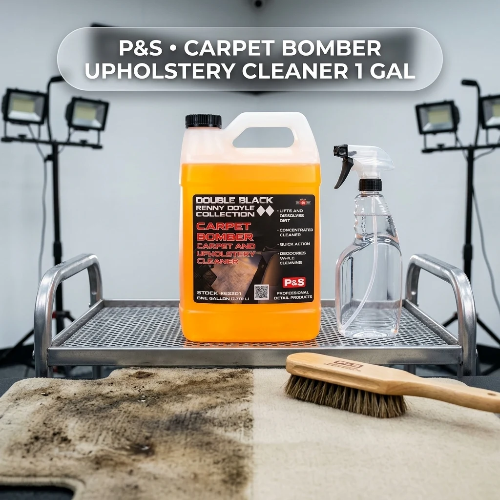 P & S PROFESSIONAL DETAIL PRODUCTS Carpet Bomber – Professional Upholstery Cleaner, Citrus-Based Formula, Removes Grease, Dir product photo, view 1 of 7