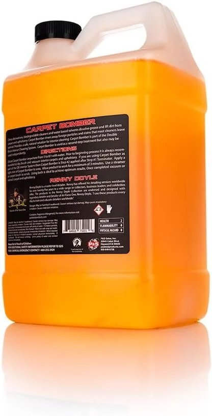 P & S PROFESSIONAL DETAIL PRODUCTS Carpet Bomber – Professional Upholstery Cleaner, Citrus-Based Formula, Removes Grease, Dir product photo, view 3 of 7