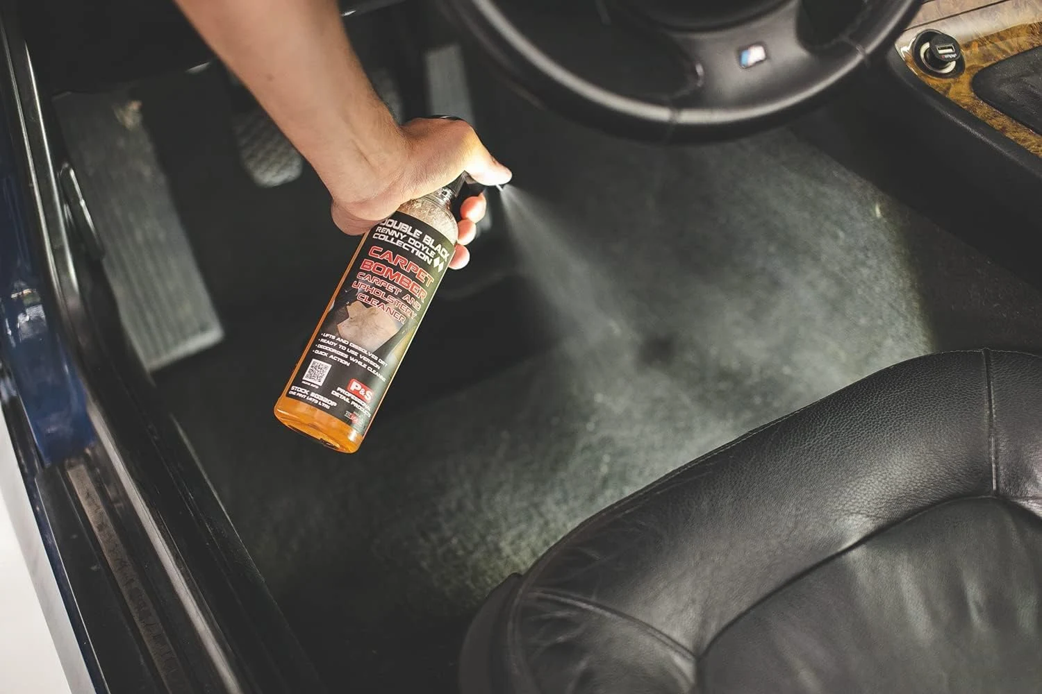 P & S PROFESSIONAL DETAIL PRODUCTS Carpet Bomber – Professional Upholstery Cleaner, Citrus-Based Formula, Removes Grease, Dir product photo, view 4 of 7
