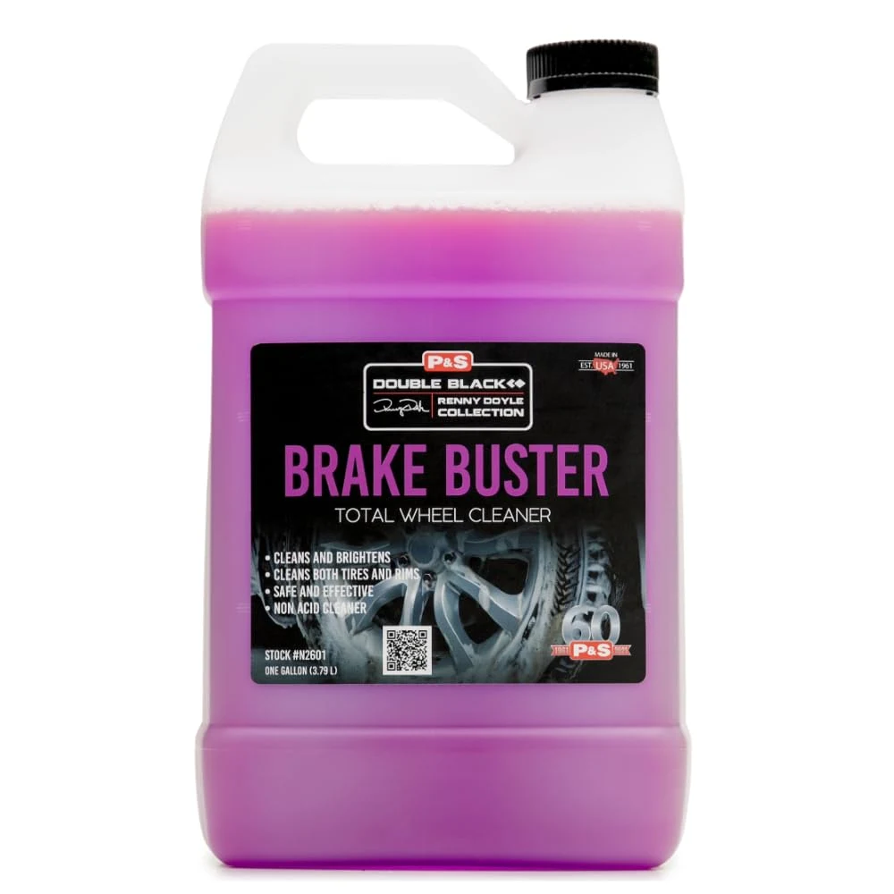 P & S PROFESSIONAL DETAIL PRODUCTS - Brake Buster Wheel and Tire Cleaner - Non-Acid Formula Safe For All Wheel Types, Removes product photo, view 2 of 7