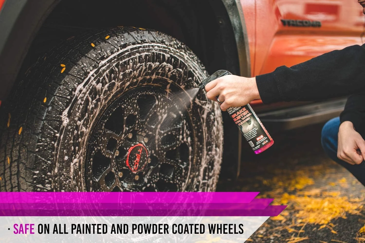 P & S PROFESSIONAL DETAIL PRODUCTS - Brake Buster Wheel and Tire Cleaner - Non-Acid Formula Safe For All Wheel Types, Removes product photo, view 4 of 7