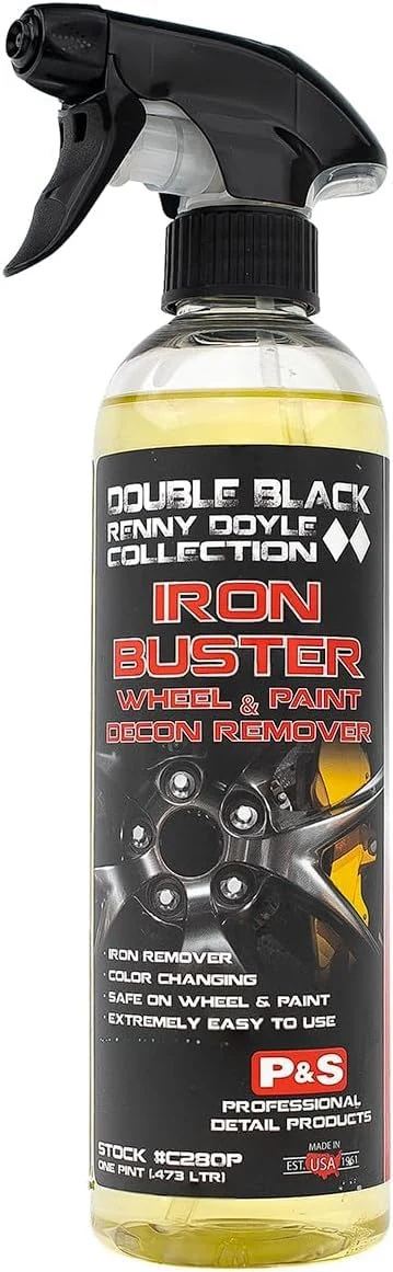 P & S Professional Detail Products Iron Buster Wheel & Paint Decon Remover - pH Balanced, Safe on Alloy, Chrome, Steel & Alum product photo, view 2 of 8