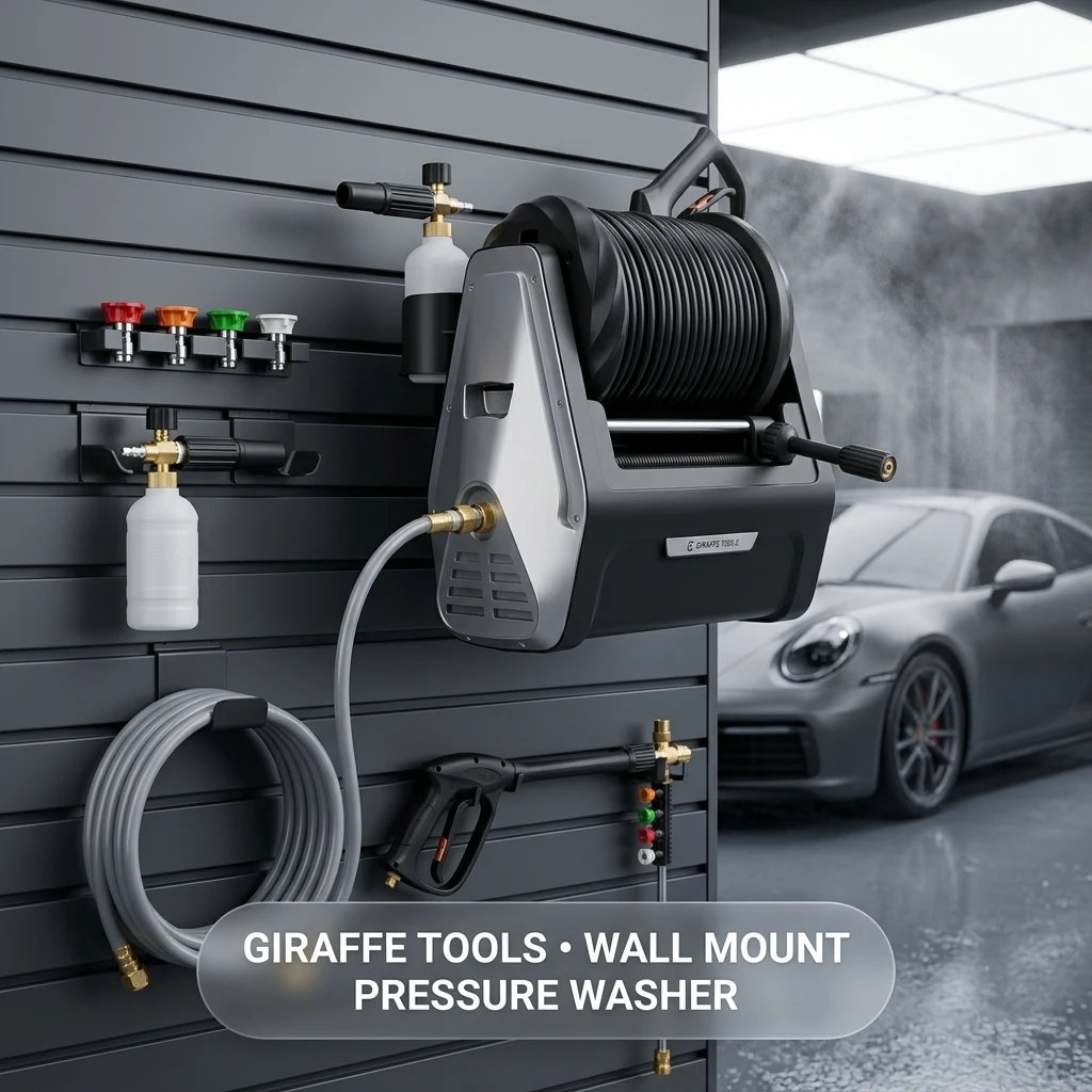 Giraffe Tools Wall Mounted Pressure Washer Essential 100FT with 1800W Motor product photo, view 1 of 7